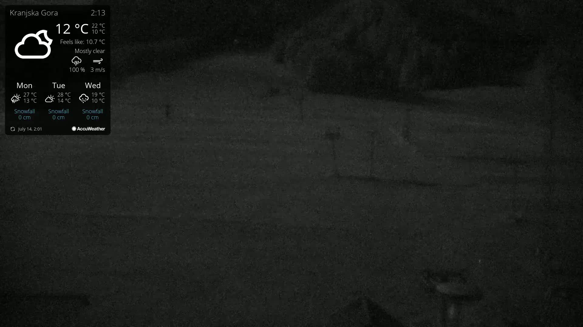 Kranjska Gora Ski Slopes Live Cam - Jesenice, Gorenjska (Upper Carniola), Slovenia