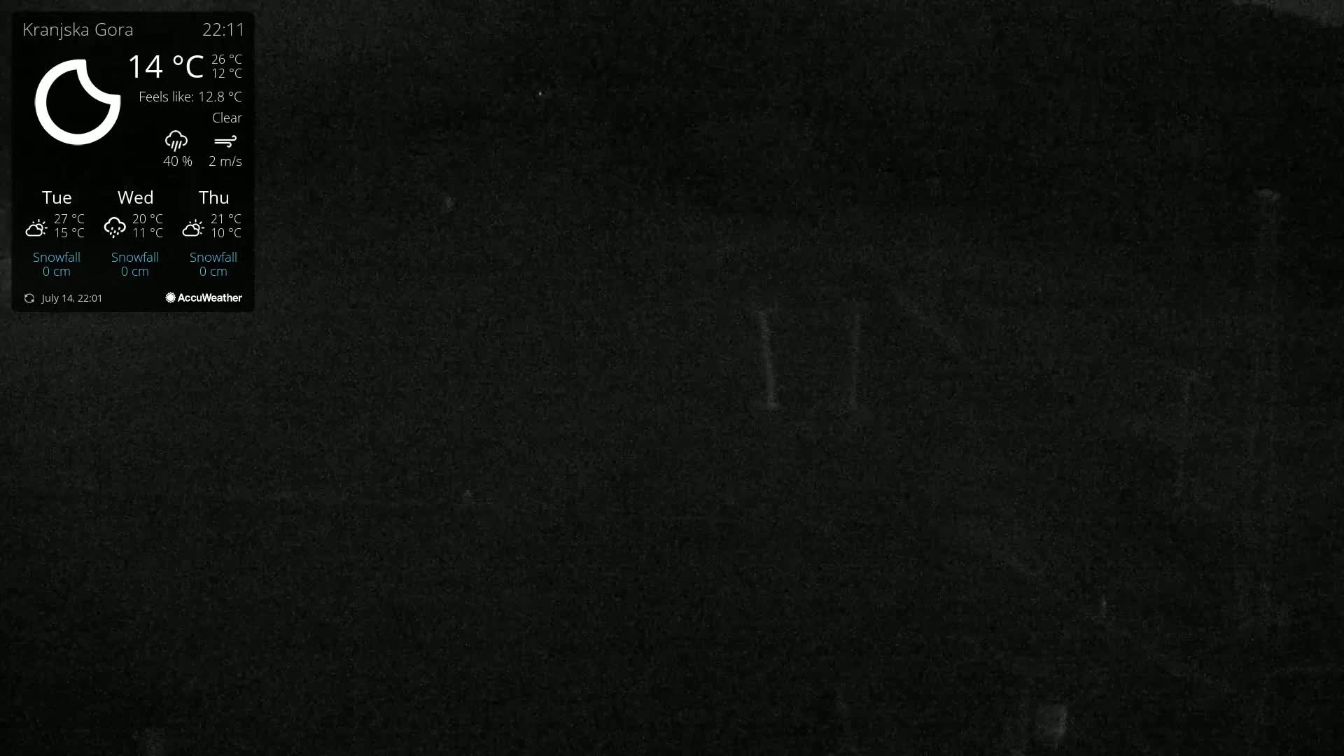 Kranjska Gora Ski Slopes Live Cam - Jesenice, Gorenjska (Upper Carniola), Slovenia