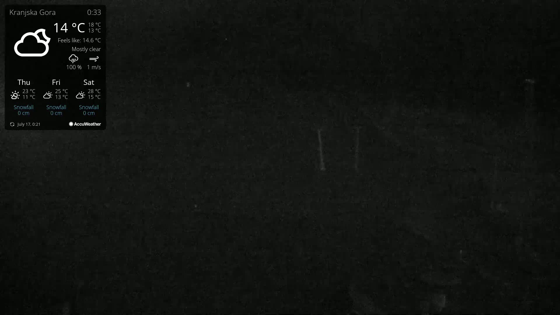Kranjska Gora Ski Slopes Live Cam - Jesenice, Gorenjska (Upper Carniola), Slovenia