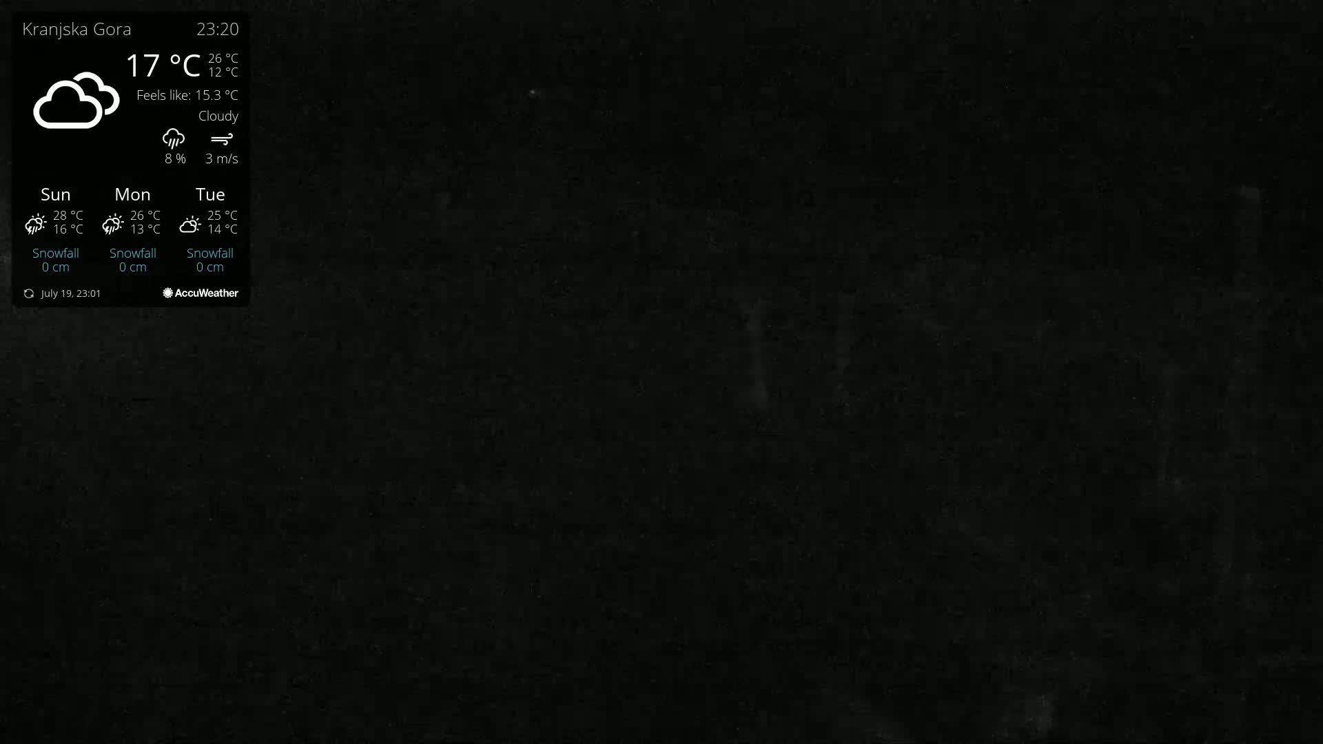Kranjska Gora Ski Slopes Live Cam - Jesenice, Gorenjska (Upper Carniola), Slovenia