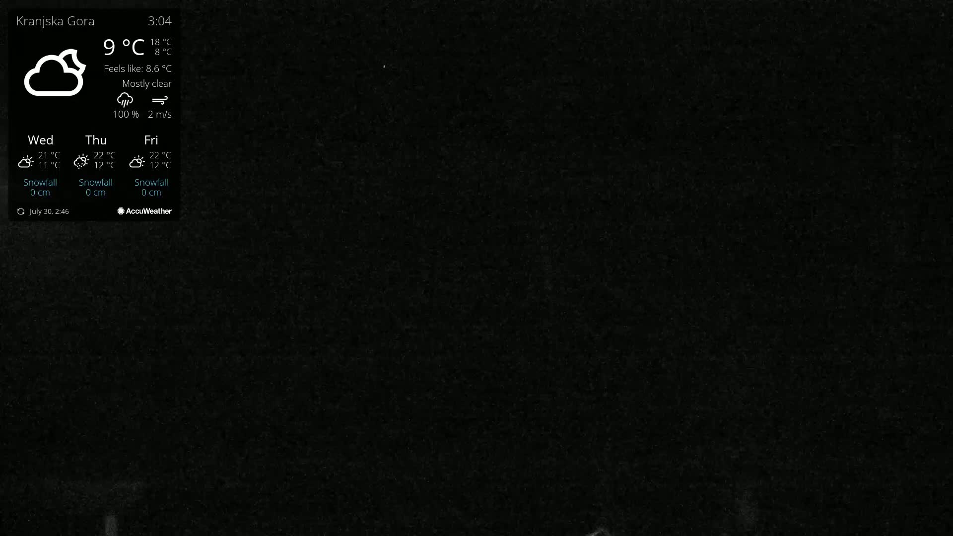 Kranjska Gora Ski Slopes Live Cam - Jesenice, Gorenjska (Upper Carniola), Slovenia