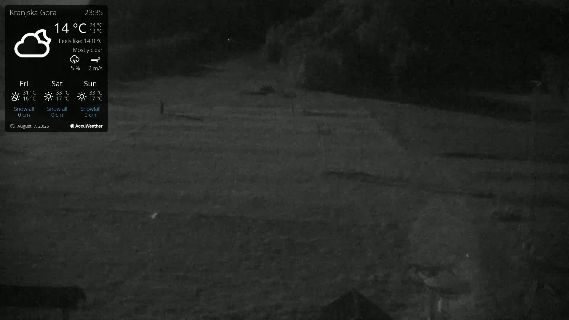 Kranjska Gora Ski Slopes Live Cam - Jesenice, Gorenjska (Upper Carniola), Slovenia