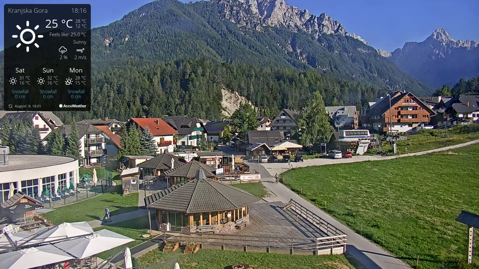 Kranjska Gora Ski Slopes Live Cam - Jesenice, Gorenjska (Upper Carniola), Slovenia