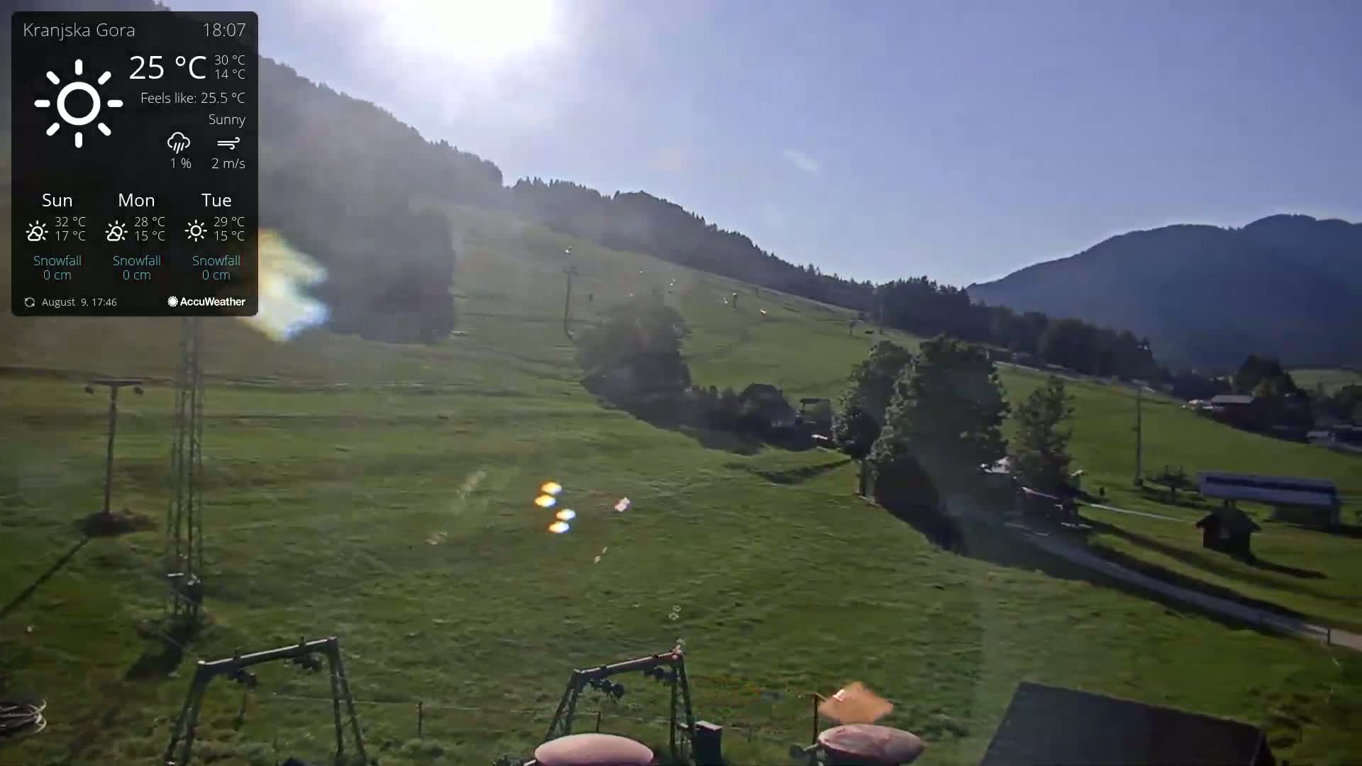 Kranjska Gora Ski Slopes Live Cam - Jesenice, Gorenjska (Upper Carniola), Slovenia