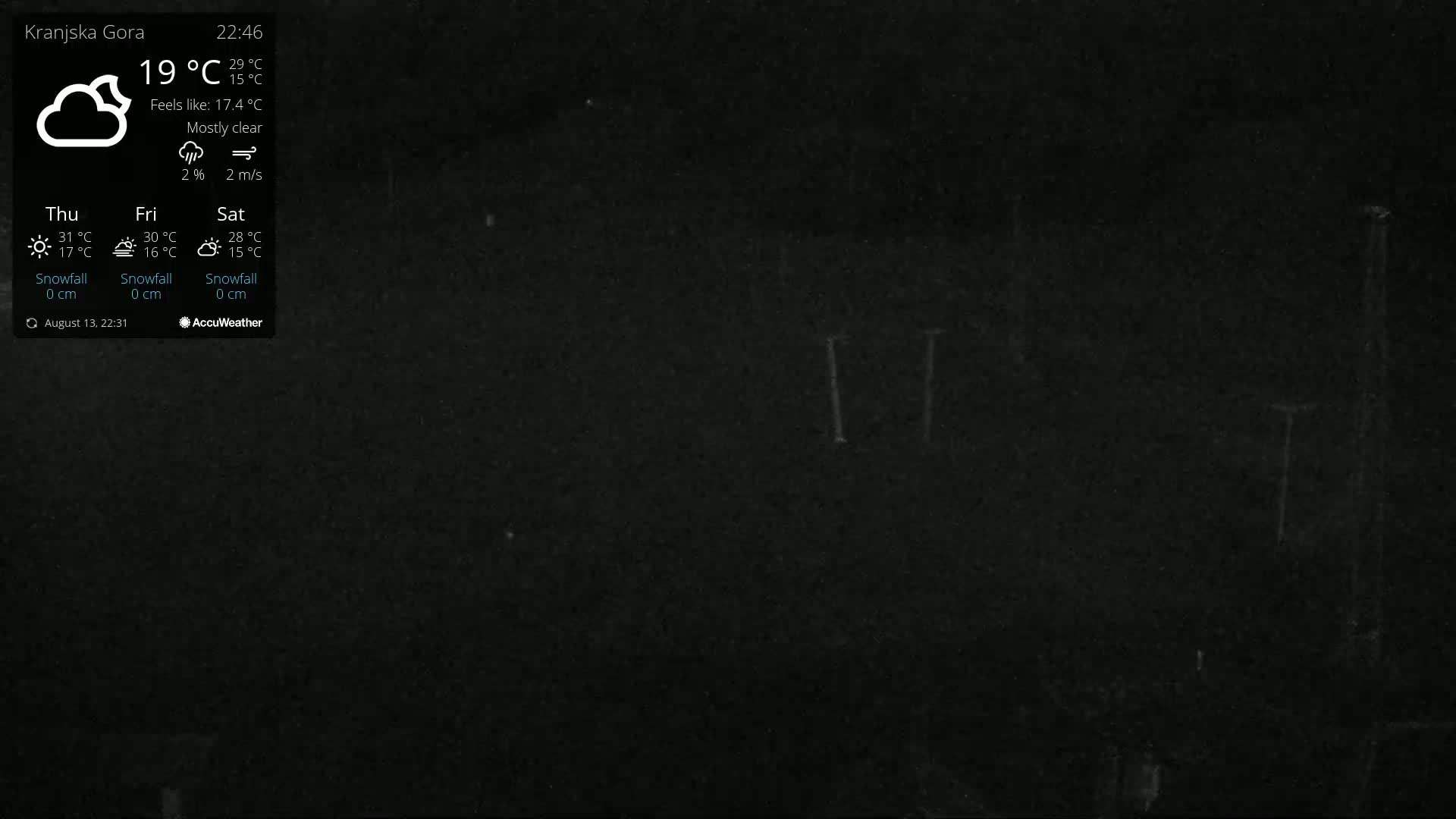 Kranjska Gora Ski Slopes Live Cam - Jesenice, Gorenjska (Upper Carniola), Slovenia