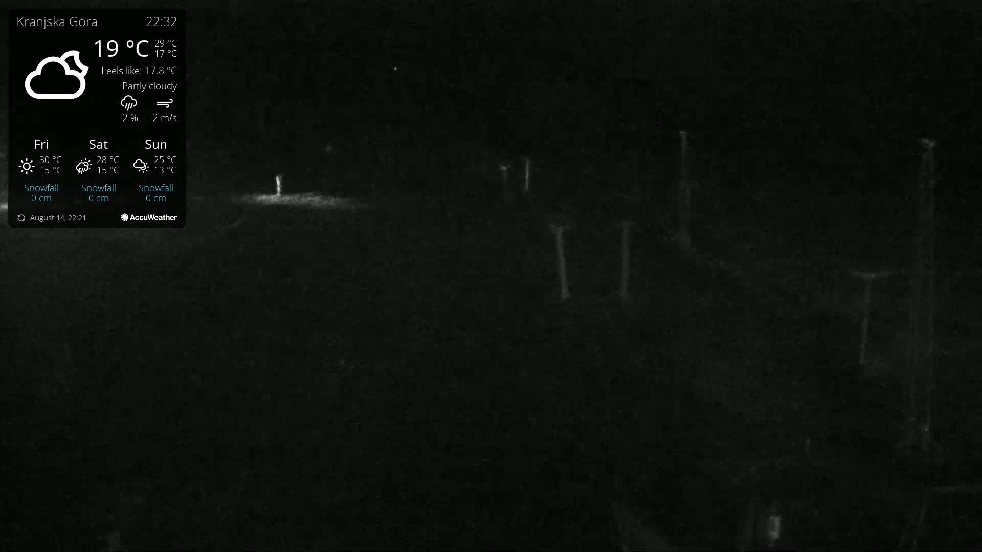 Kranjska Gora Ski Slopes Live Cam - Jesenice, Gorenjska (Upper Carniola), Slovenia