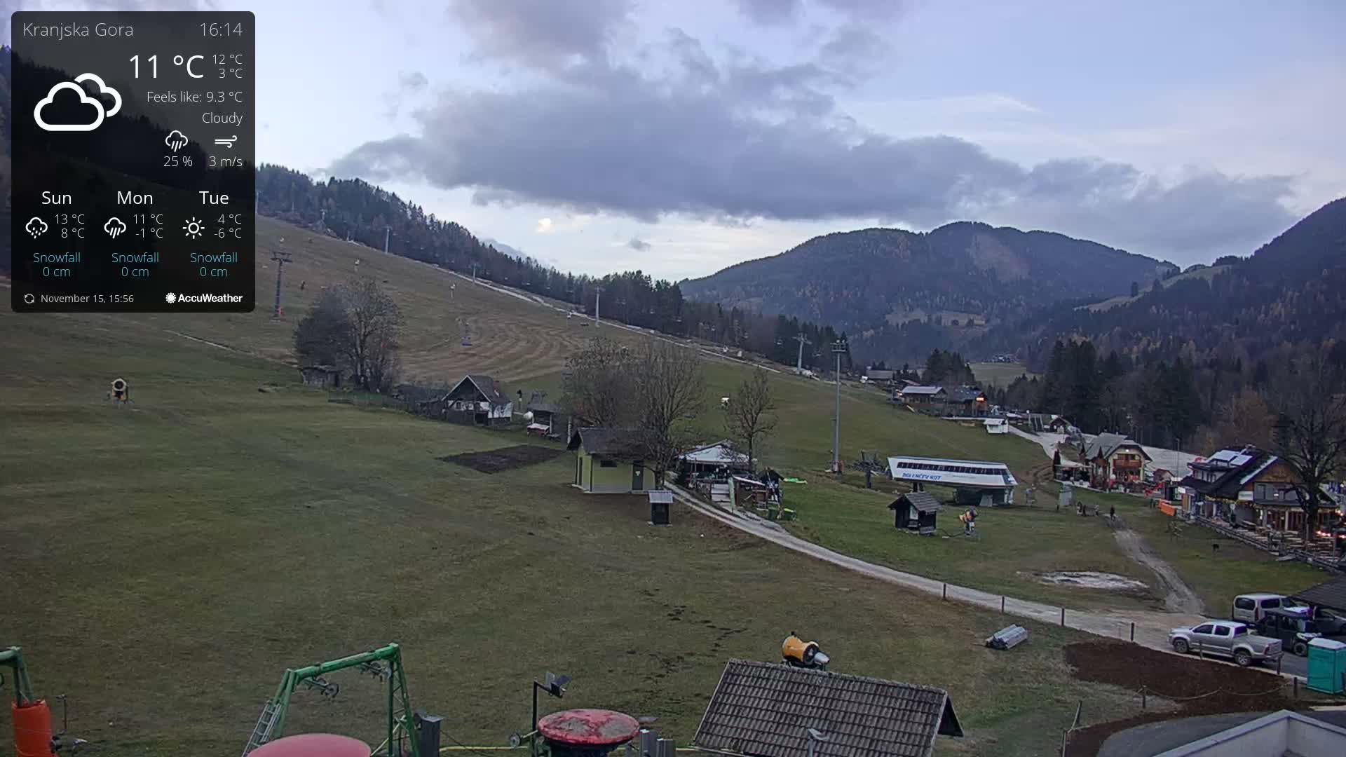 Kranjska Gora Ski Slopes Live Cam - Jesenice, Gorenjska (Upper Carniola), Slovenia