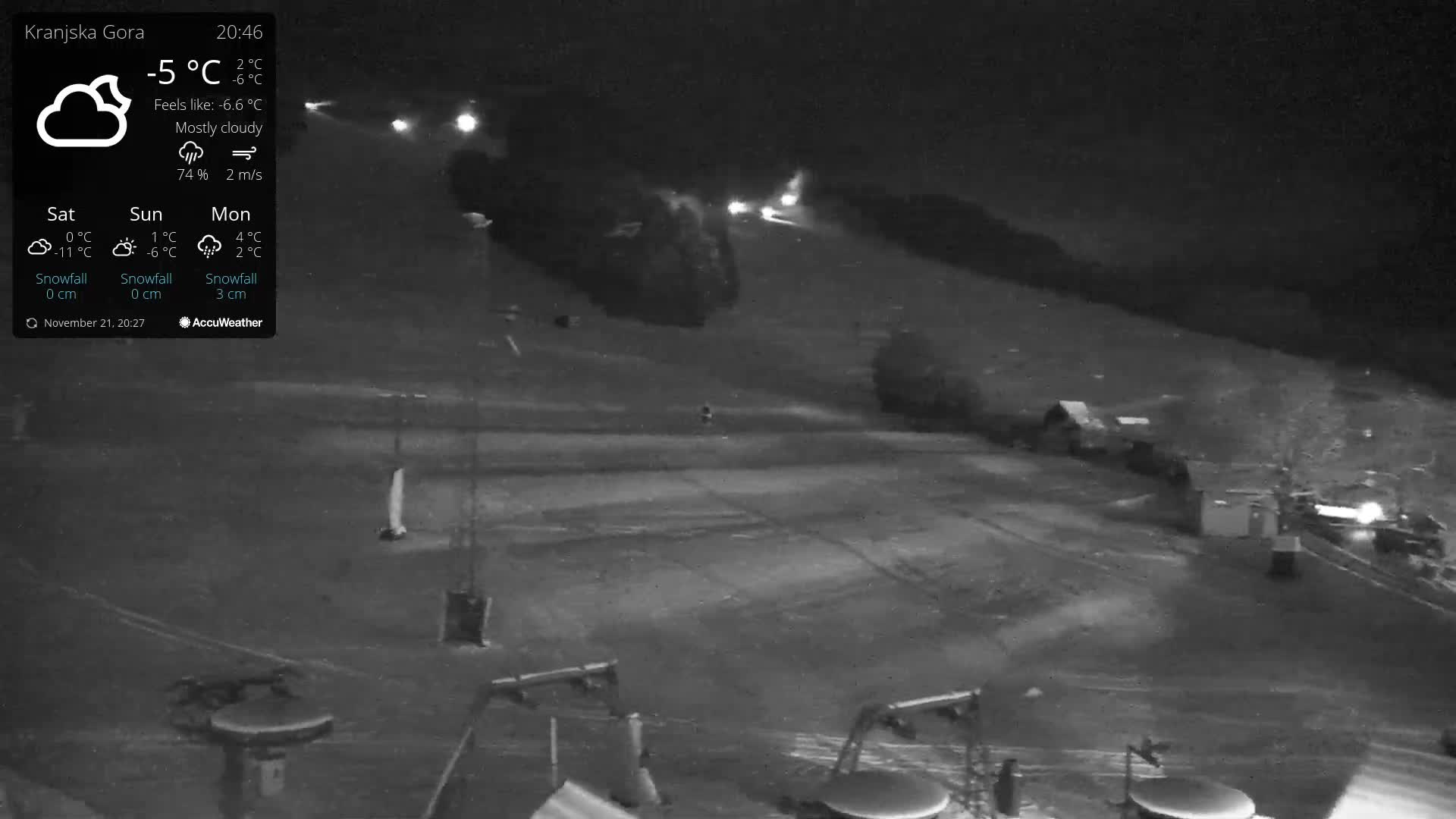 Kranjska Gora Ski Slopes Live Cam - Jesenice, Gorenjska (Upper Carniola), Slovenia