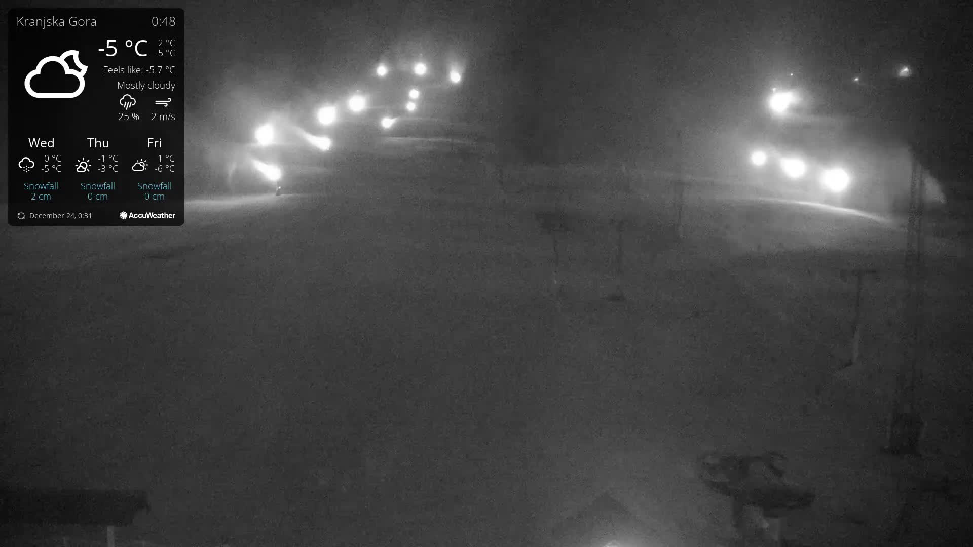Kranjska Gora Ski Slopes Live Cam - Jesenice, Gorenjska (Upper Carniola), Slovenia