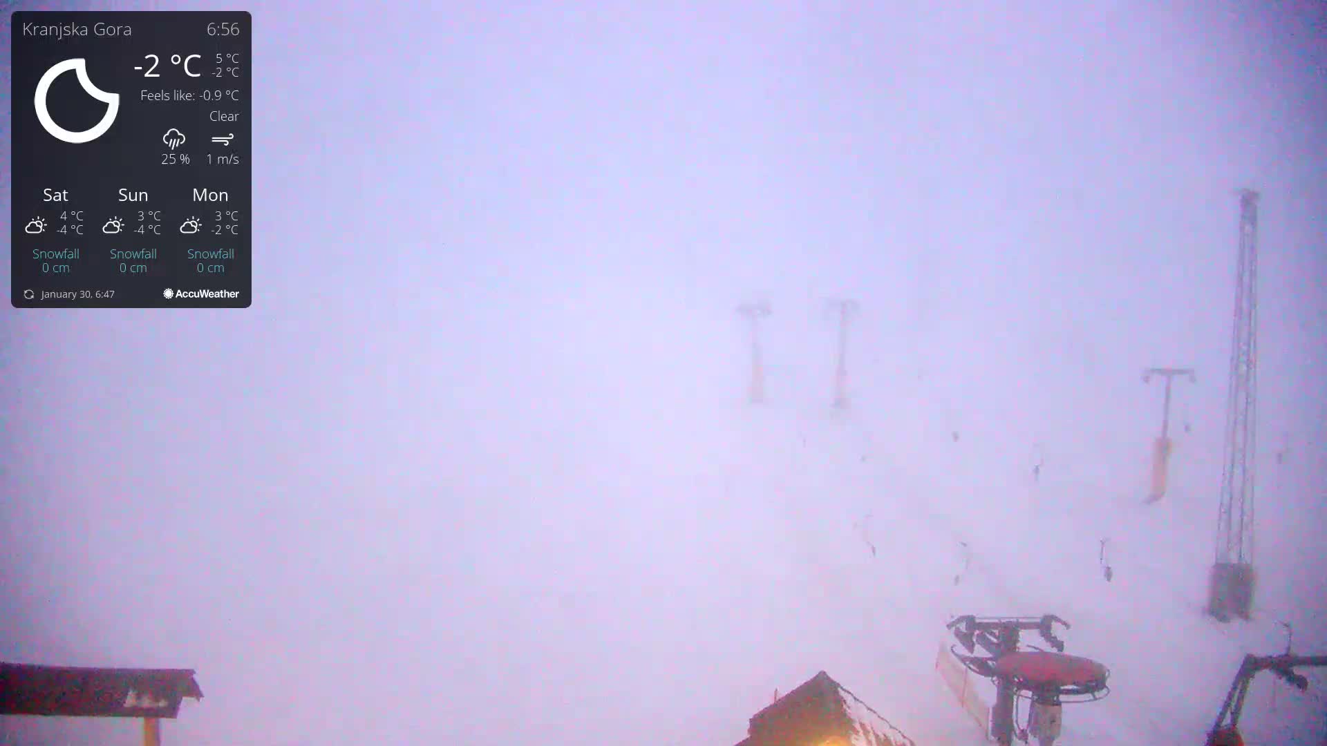 Kranjska Gora Ski Slopes Live Cam - Jesenice, Gorenjska (Upper Carniola), Slovenia