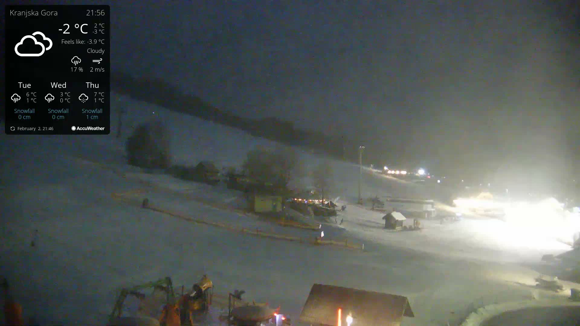 Kranjska Gora Ski Slopes Live Cam - Jesenice, Gorenjska (Upper Carniola), Slovenia