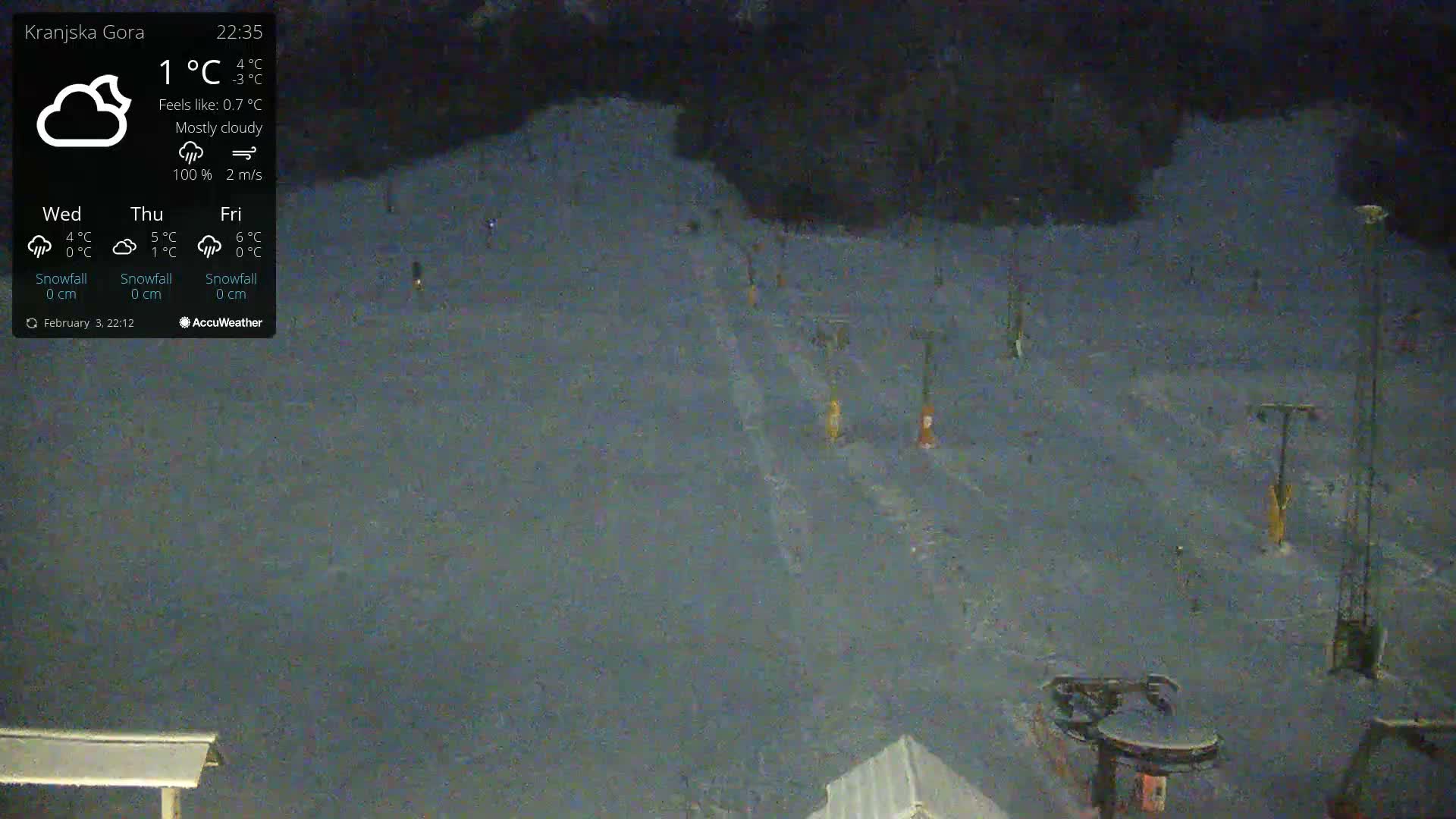 Kranjska Gora Ski Slopes Live Cam - Jesenice, Gorenjska (Upper Carniola), Slovenia