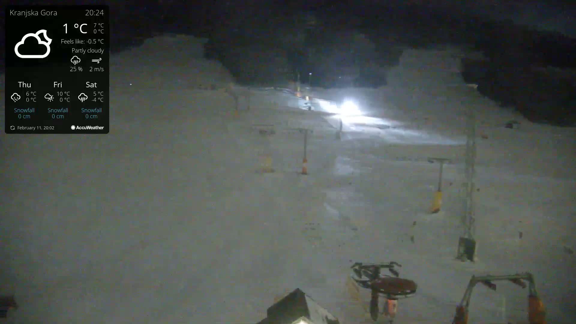 Kranjska Gora Ski Slopes Live Cam - Jesenice, Gorenjska (Upper Carniola), Slovenia