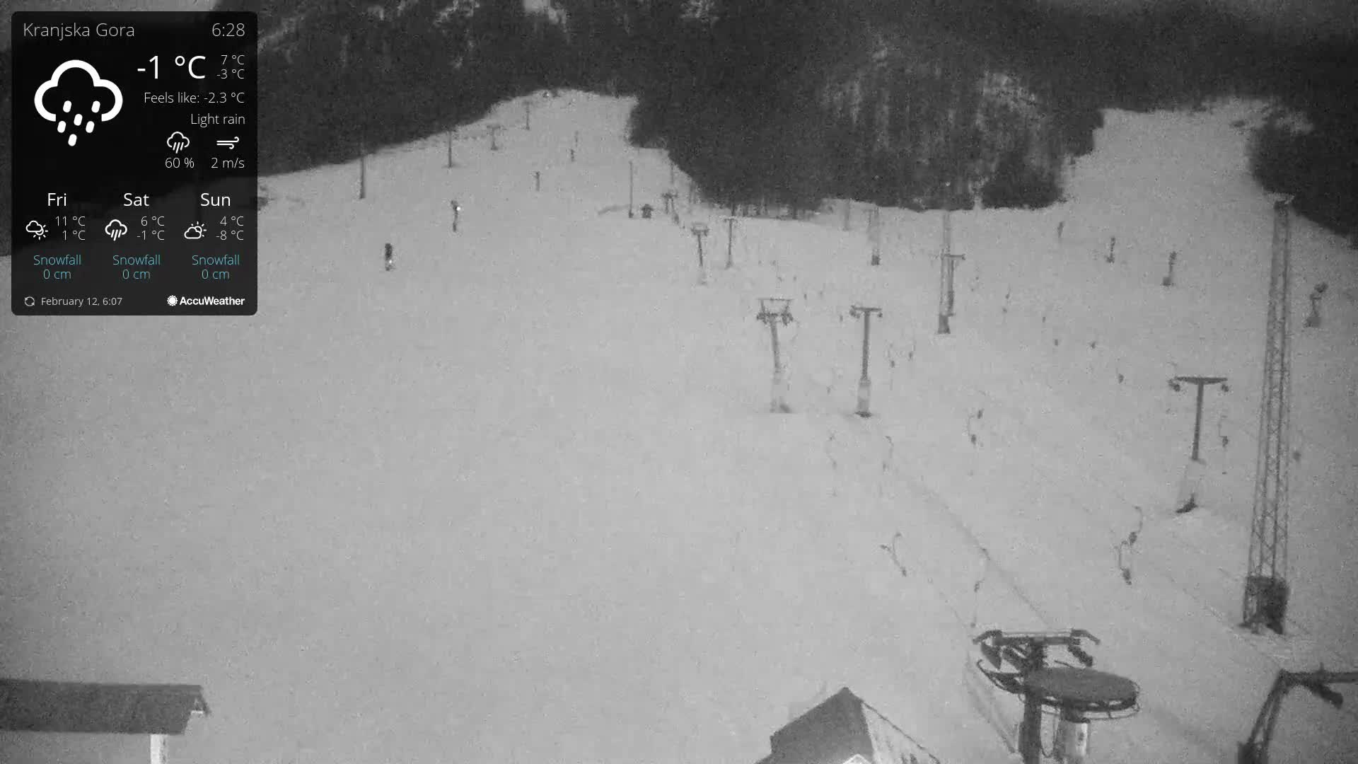 Kranjska Gora Ski Slopes Live Cam - Jesenice, Gorenjska (Upper Carniola), Slovenia