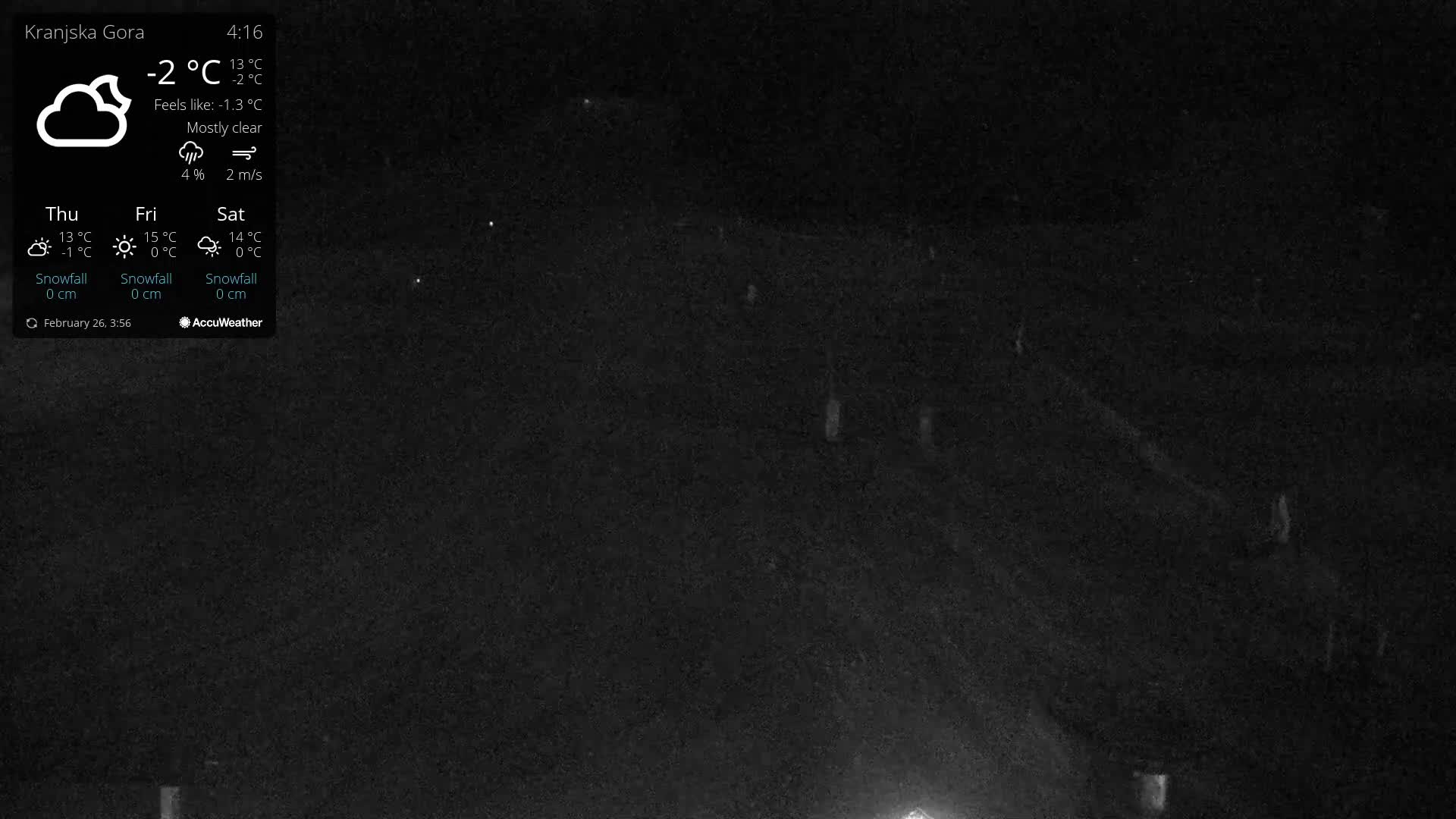 Kranjska Gora Ski Slopes Live Cam - Jesenice, Gorenjska (Upper Carniola), Slovenia