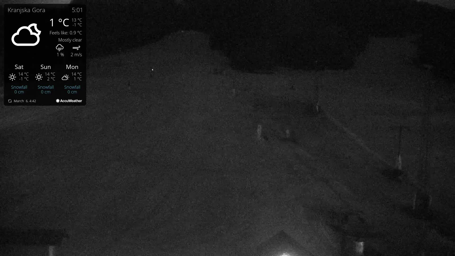 Kranjska Gora Ski Slopes Live Cam - Jesenice, Gorenjska (Upper Carniola), Slovenia