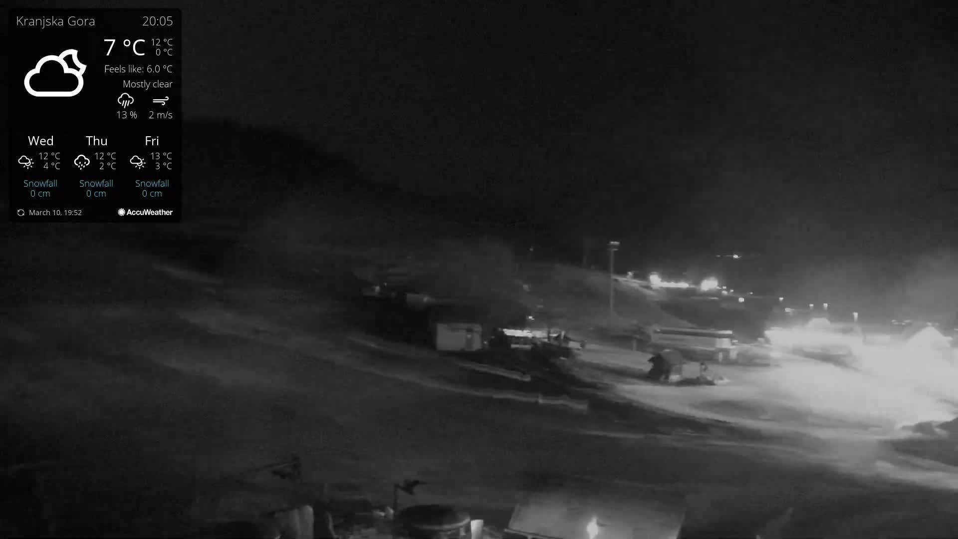 Kranjska Gora Ski Slopes Live Cam - Jesenice, Gorenjska (Upper Carniola), Slovenia