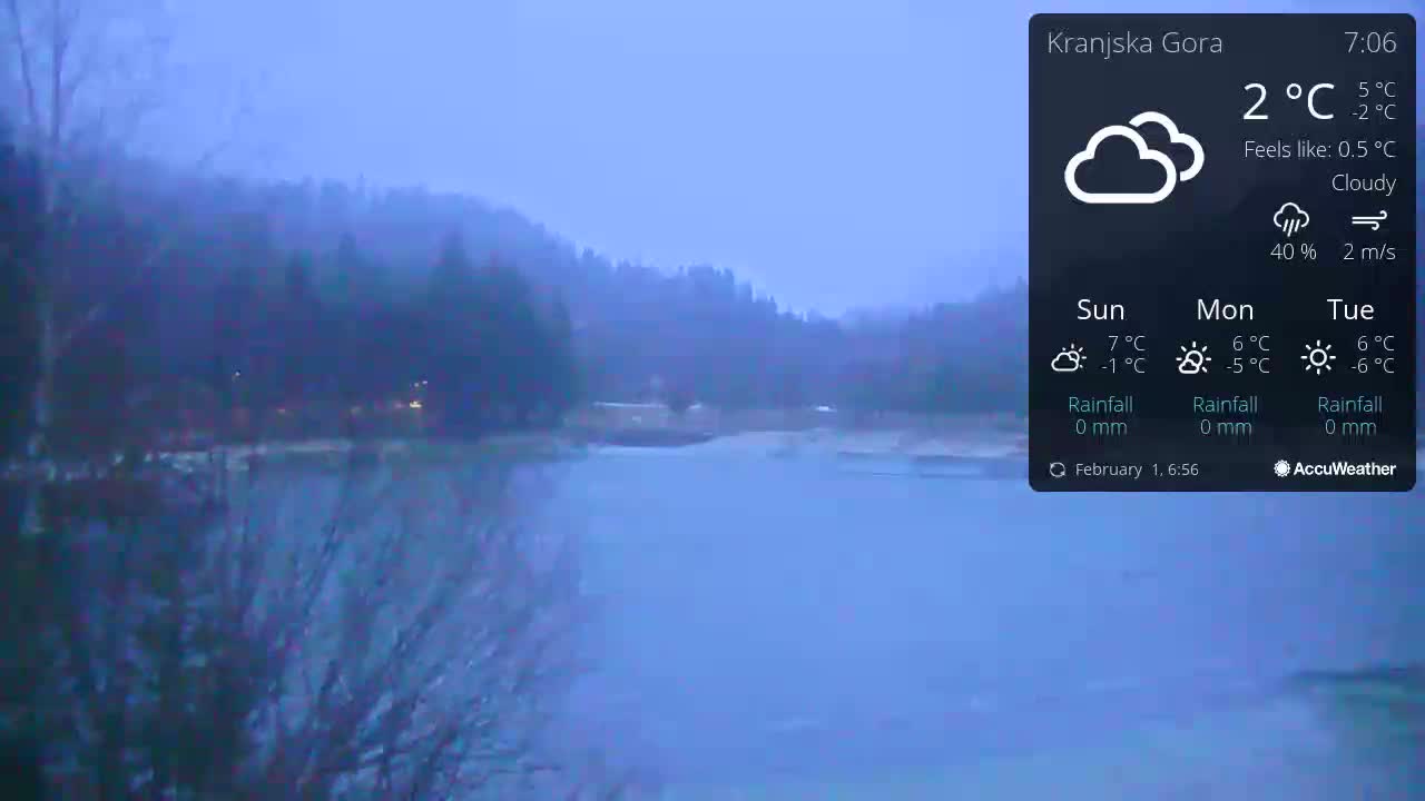 Kranjska Gora, Jezero Jasna Lake Live Cam - Jesenice, Gorenjska (Upper Carniola), Slovenia