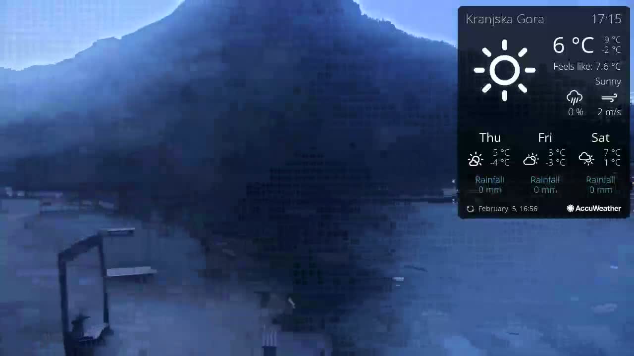 Kranjska Gora, Jezero Jasna Lake Live Cam - Jesenice, Gorenjska (Upper Carniola), Slovenia