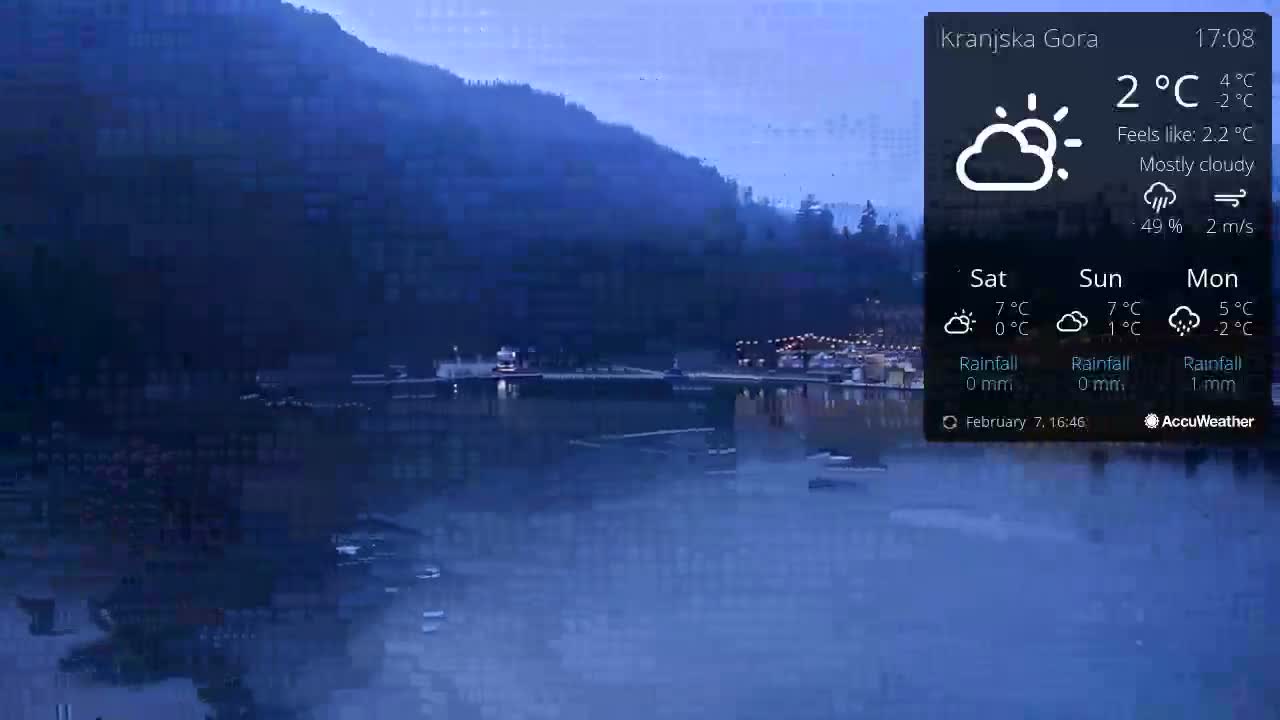 Kranjska Gora, Jezero Jasna Lake Live Cam - Jesenice, Gorenjska (Upper Carniola), Slovenia