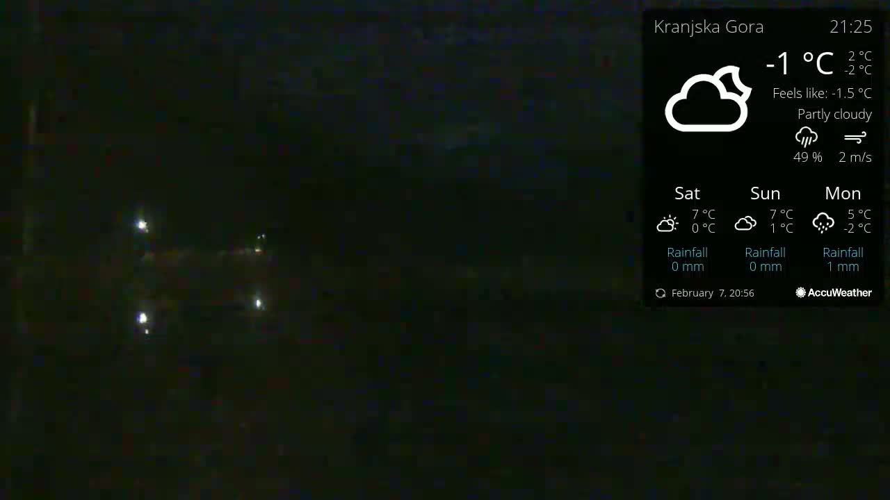 Kranjska Gora, Jezero Jasna Lake Live Cam - Jesenice, Gorenjska (Upper Carniola), Slovenia