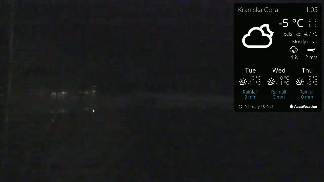 Kranjska Gora, Jezero Jasna Lake Live Cam - Jesenice, Gorenjska (Upper Carniola), Slovenia