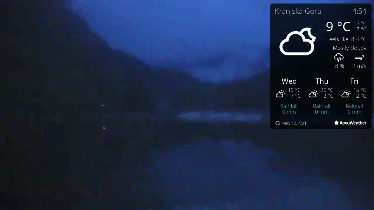 Kranjska Gora, Jezero Jasna Lake Live Cam - Jesenice, Gorenjska (Upper Carniola), Slovenia