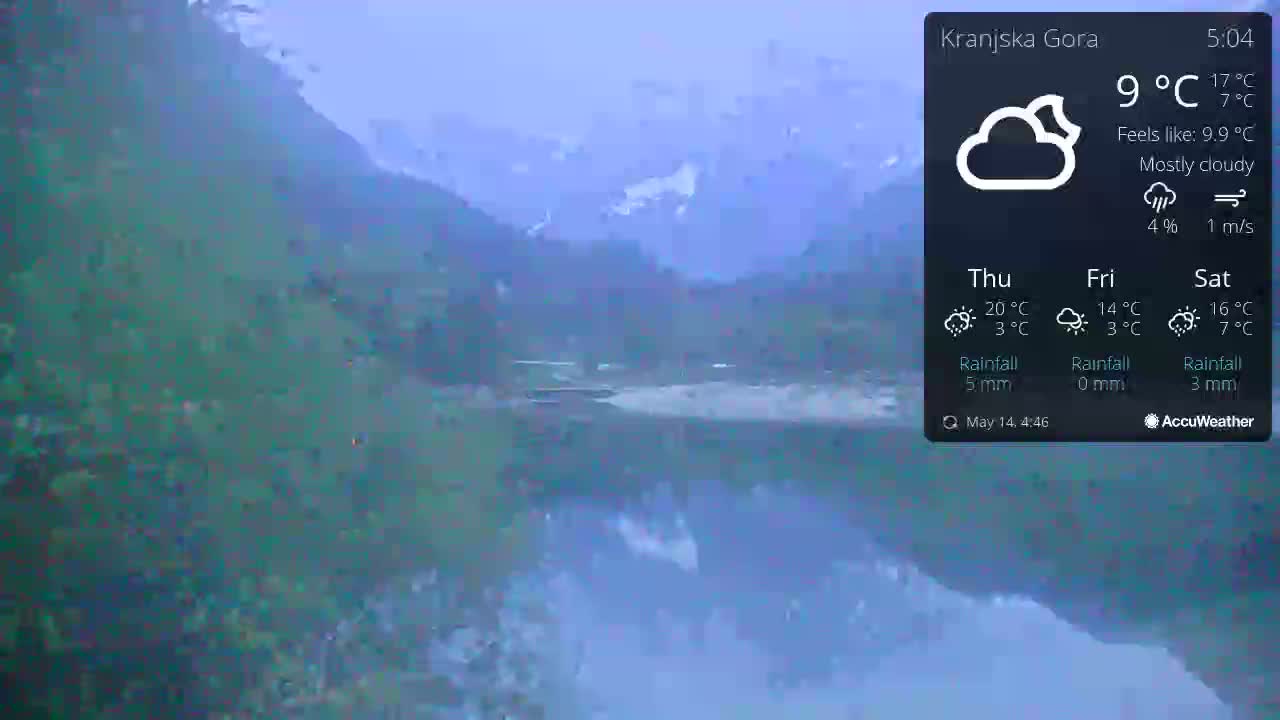 Kranjska Gora, Jezero Jasna Lake Live Cam - Jesenice, Gorenjska (Upper Carniola), Slovenia
