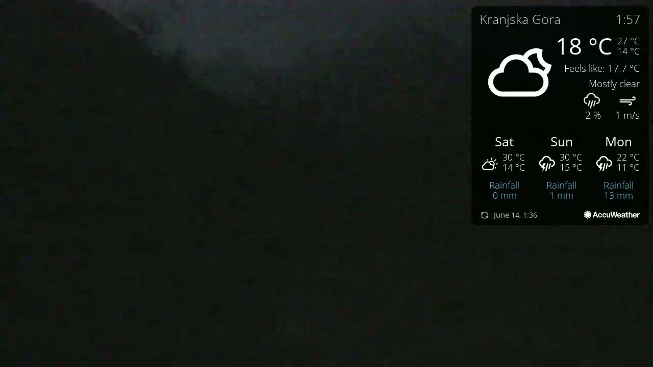 Kranjska Gora, Jezero Jasna Lake Live Cam - Jesenice, Gorenjska (Upper Carniola), Slovenia