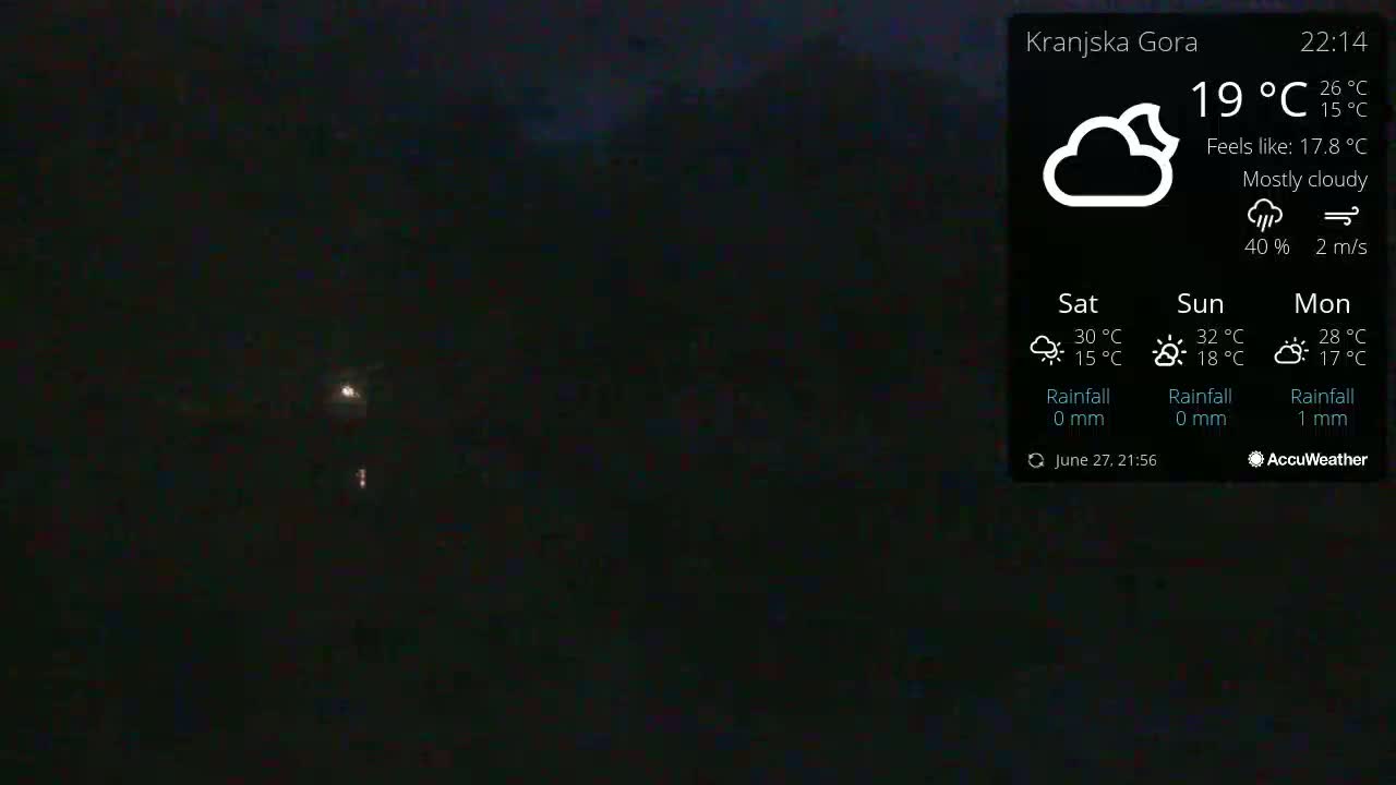 Kranjska Gora, Jezero Jasna Lake Live Cam - Jesenice, Gorenjska (Upper Carniola), Slovenia