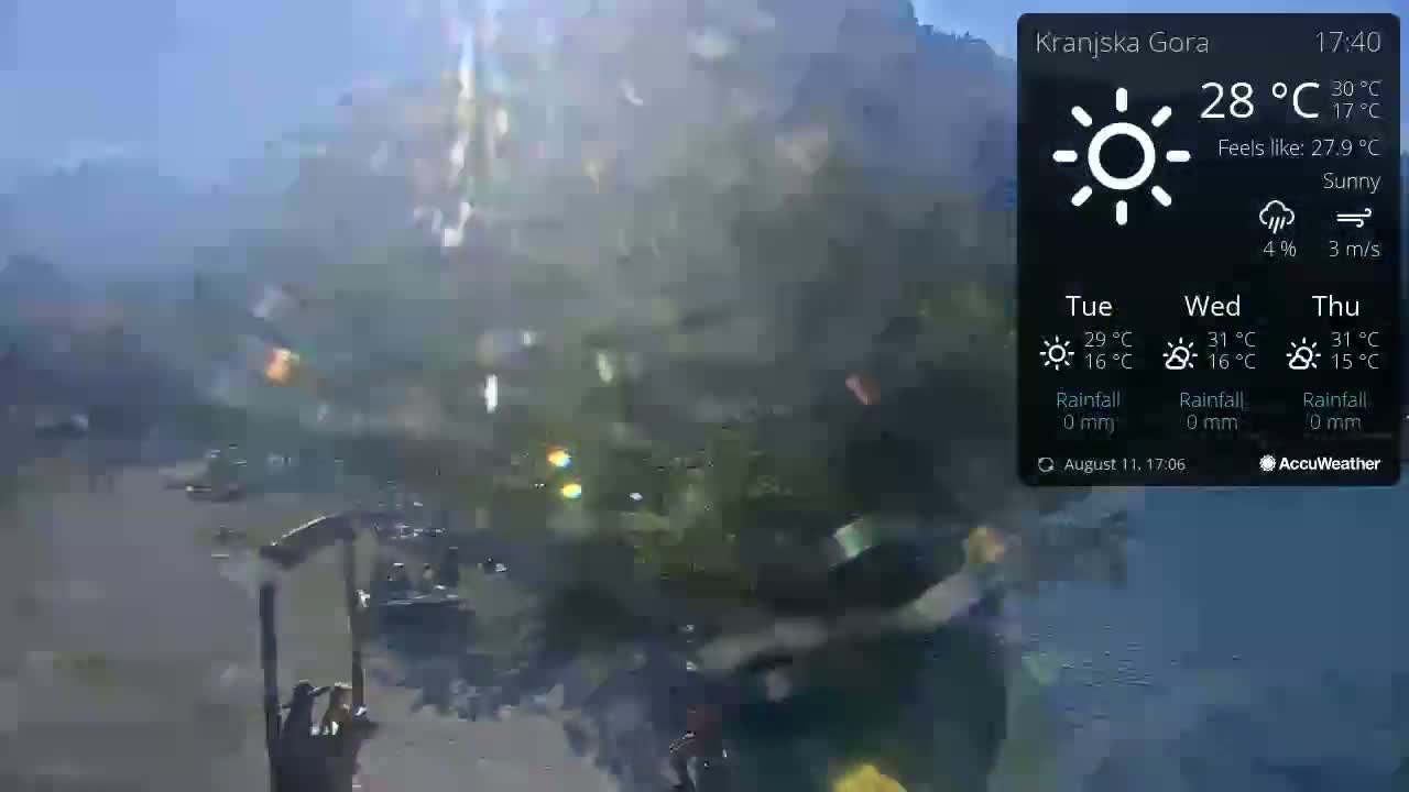 Kranjska Gora, Jezero Jasna Lake Live Cam - Jesenice, Gorenjska (Upper Carniola), Slovenia