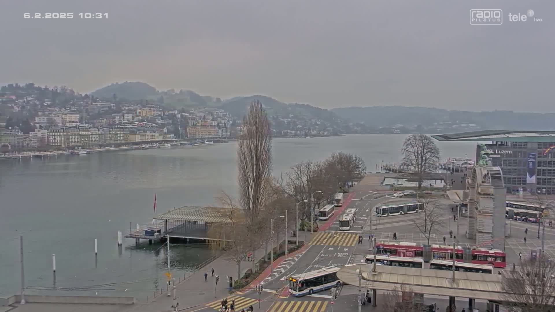 Luzern,  Lucerne Skyline Live Cam - Luzern, Lucerne-ville, Lucerne, Switzerland
