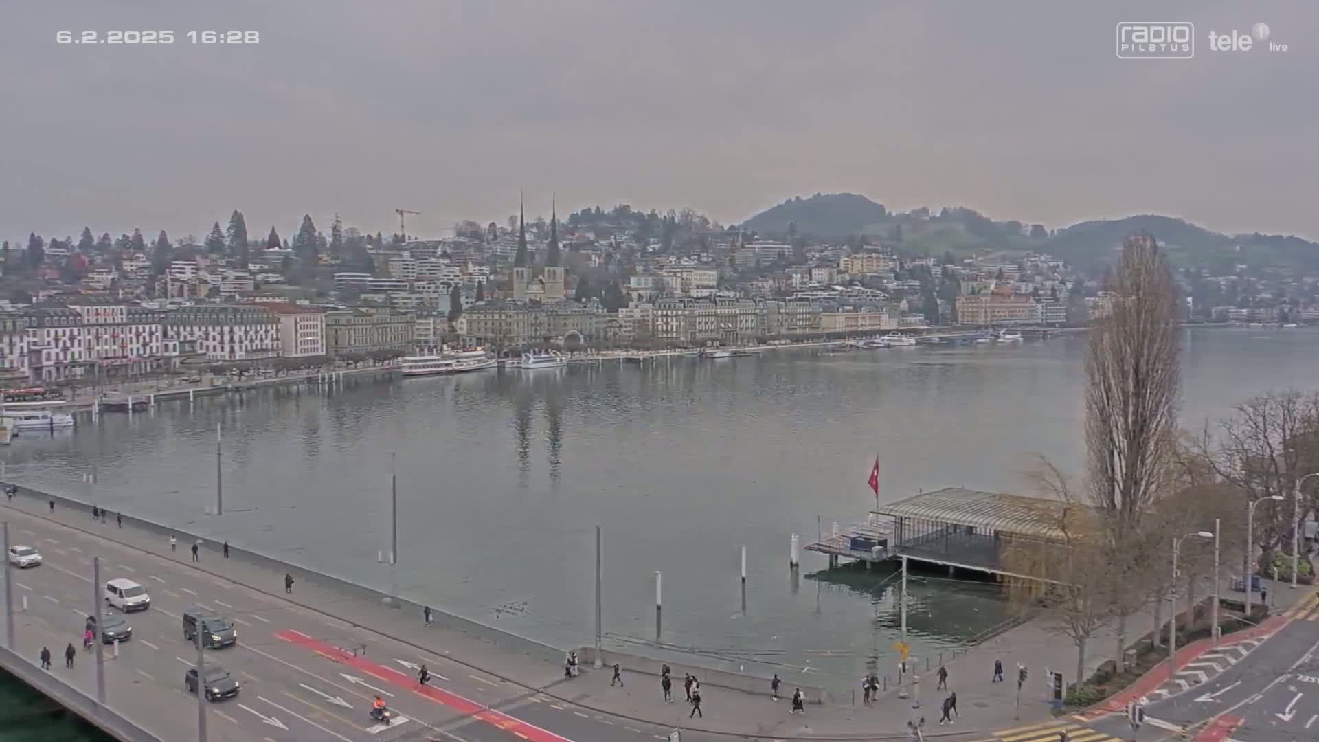 Luzern,  Lucerne Skyline Live Cam - Luzern, Lucerne-ville, Lucerne, Switzerland