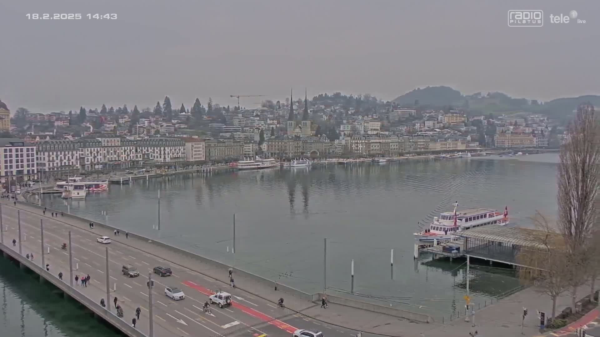 Luzern,  Lucerne Skyline Live Cam - Luzern, Lucerne-ville, Lucerne, Switzerland