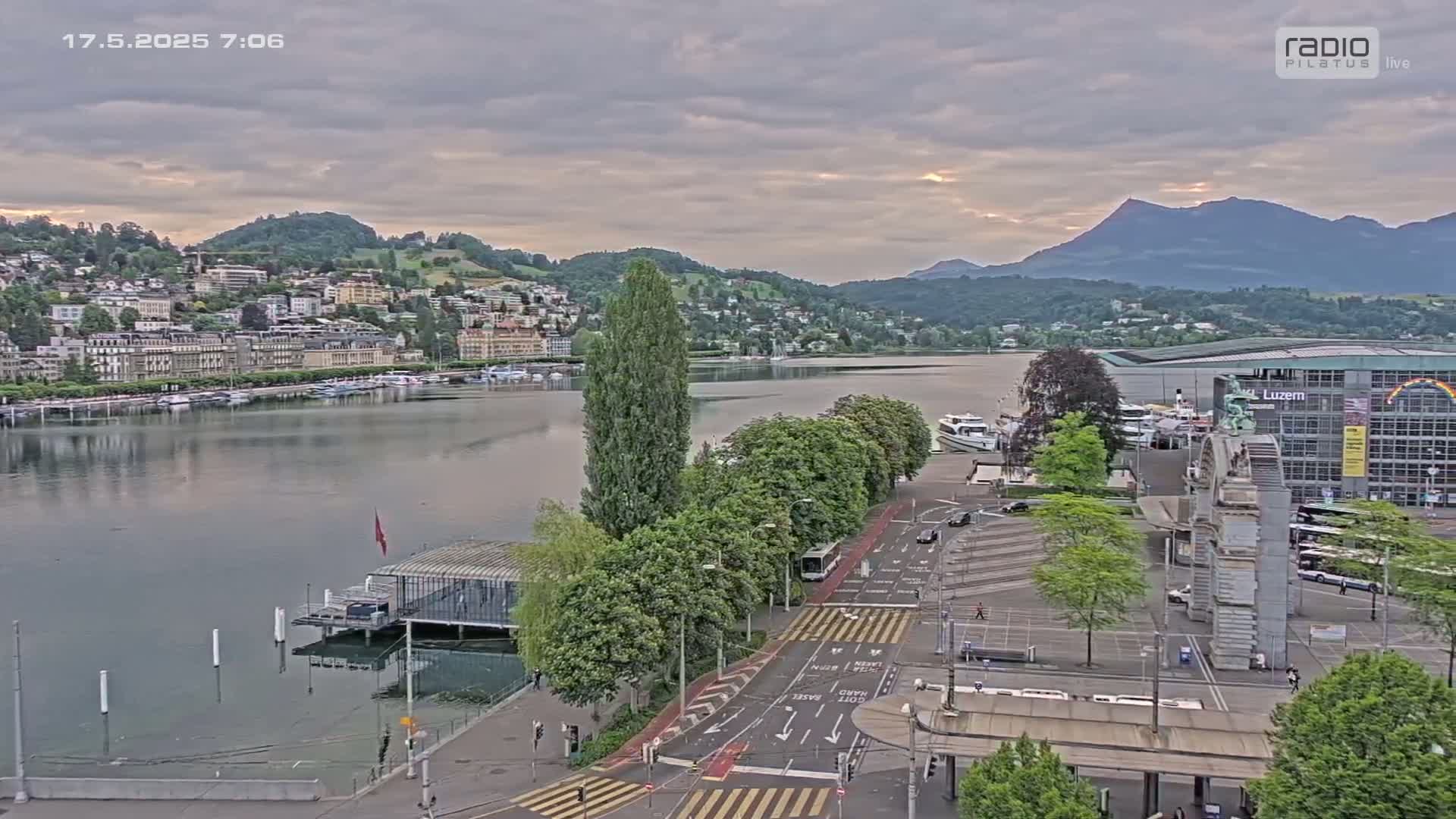 Luzern,  Lucerne Skyline Live Cam - Luzern, Lucerne-ville, Lucerne, Switzerland