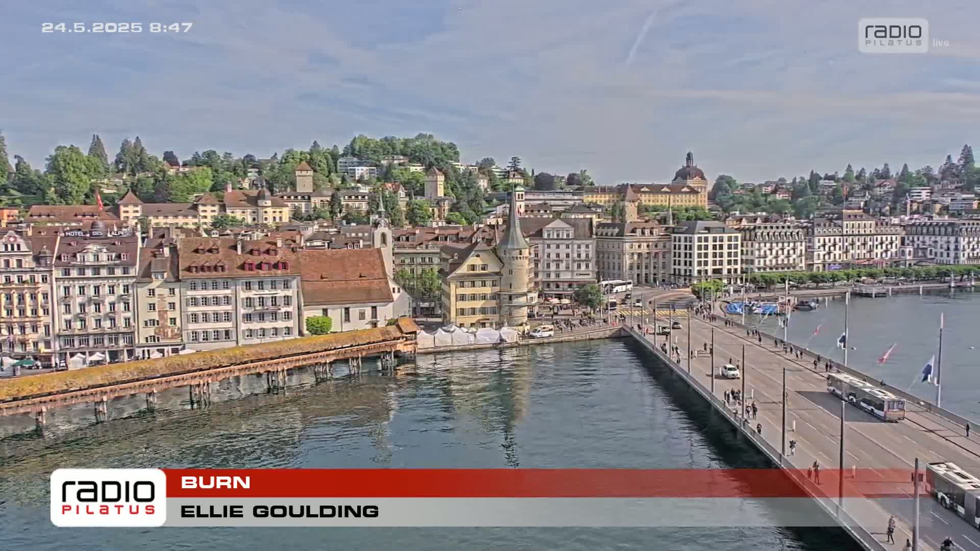Luzern,  Lucerne Skyline Live Cam - Luzern, Lucerne-ville, Lucerne, Switzerland