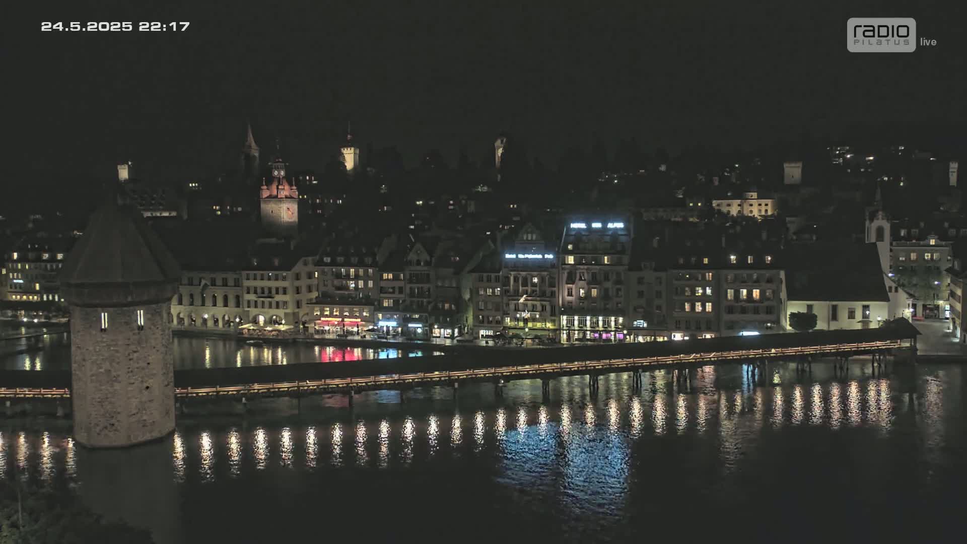 Luzern,  Lucerne Skyline Live Cam - Luzern, Lucerne-ville, Lucerne, Switzerland