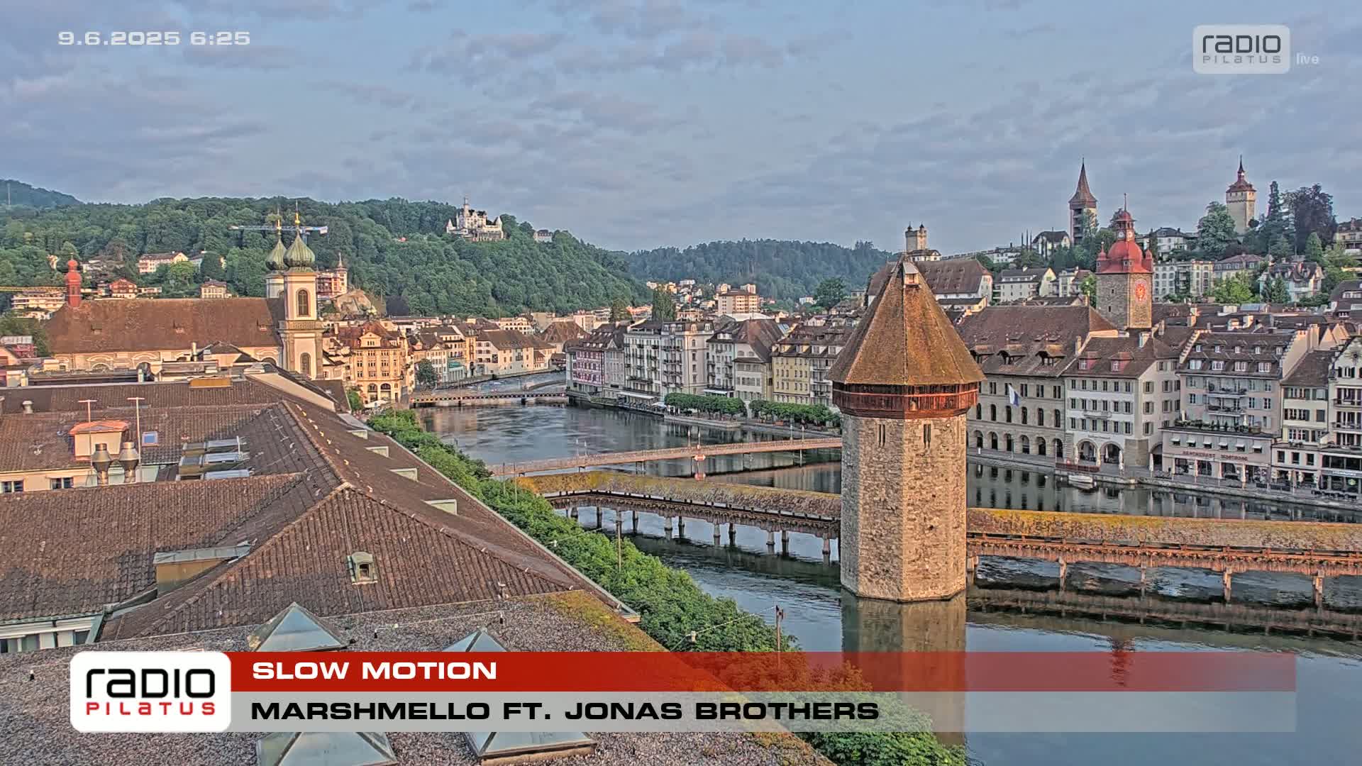 Luzern,  Lucerne Skyline Live Cam - Luzern, Lucerne-ville, Lucerne, Switzerland