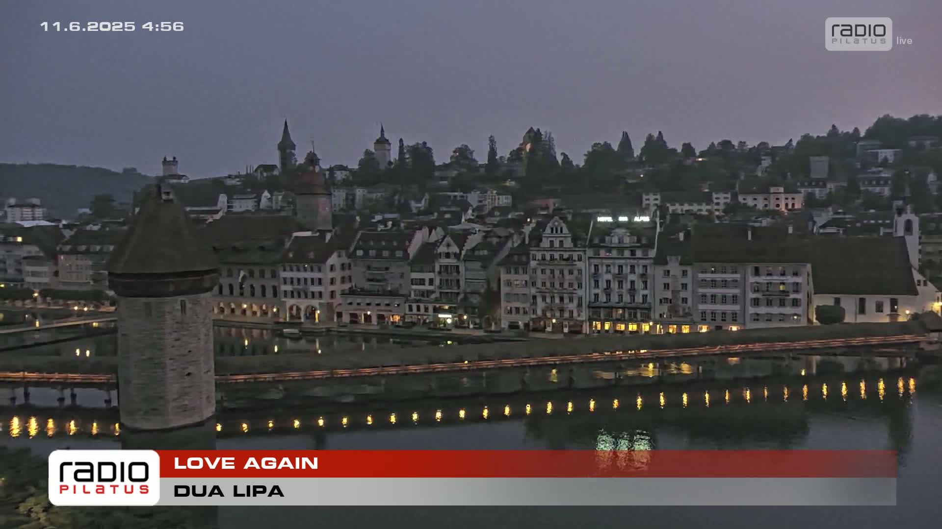Luzern,  Lucerne Skyline Live Cam - Luzern, Lucerne-ville, Lucerne, Switzerland