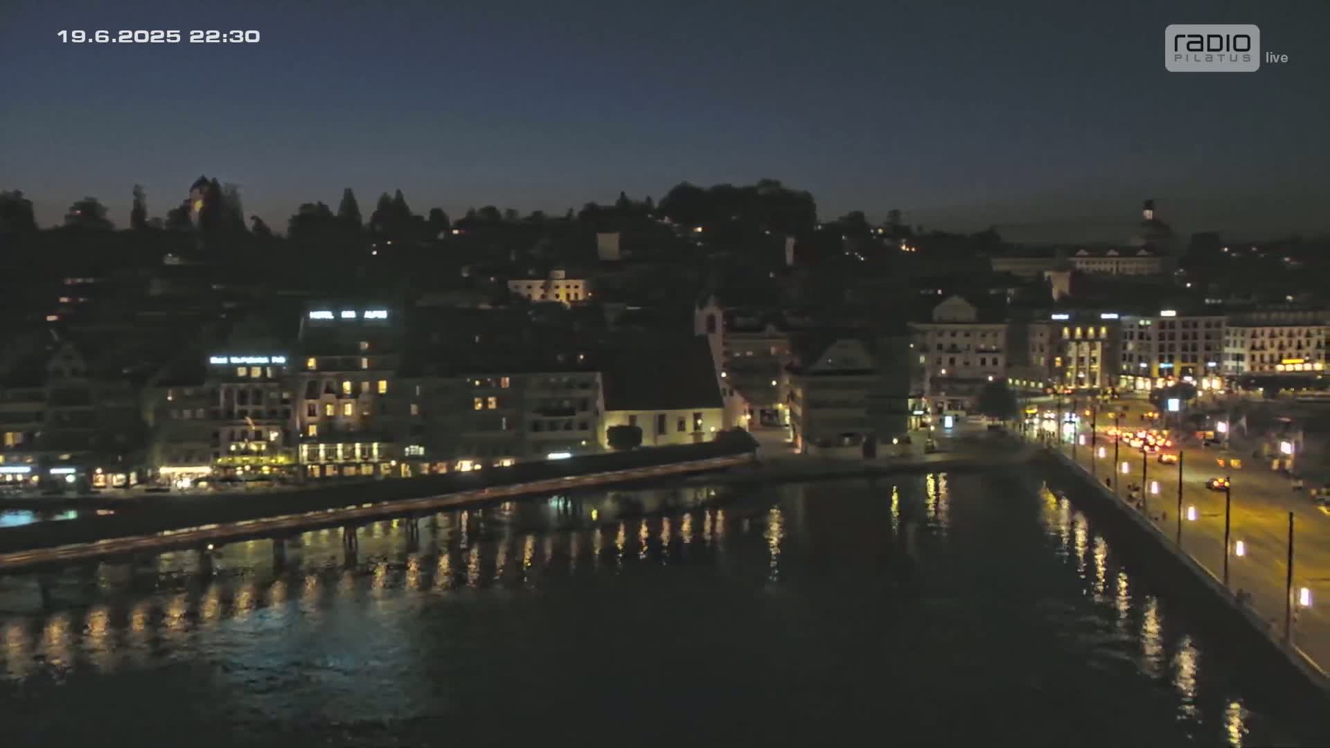 Luzern,  Lucerne Skyline Live Cam - Luzern, Lucerne-ville, Lucerne, Switzerland