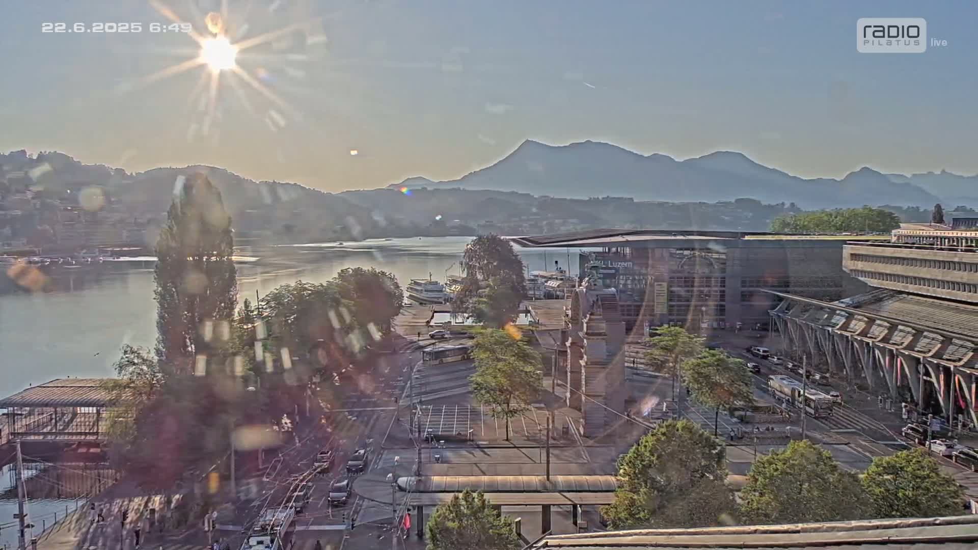 Luzern,  Lucerne Skyline Live Cam - Luzern, Lucerne-ville, Lucerne, Switzerland