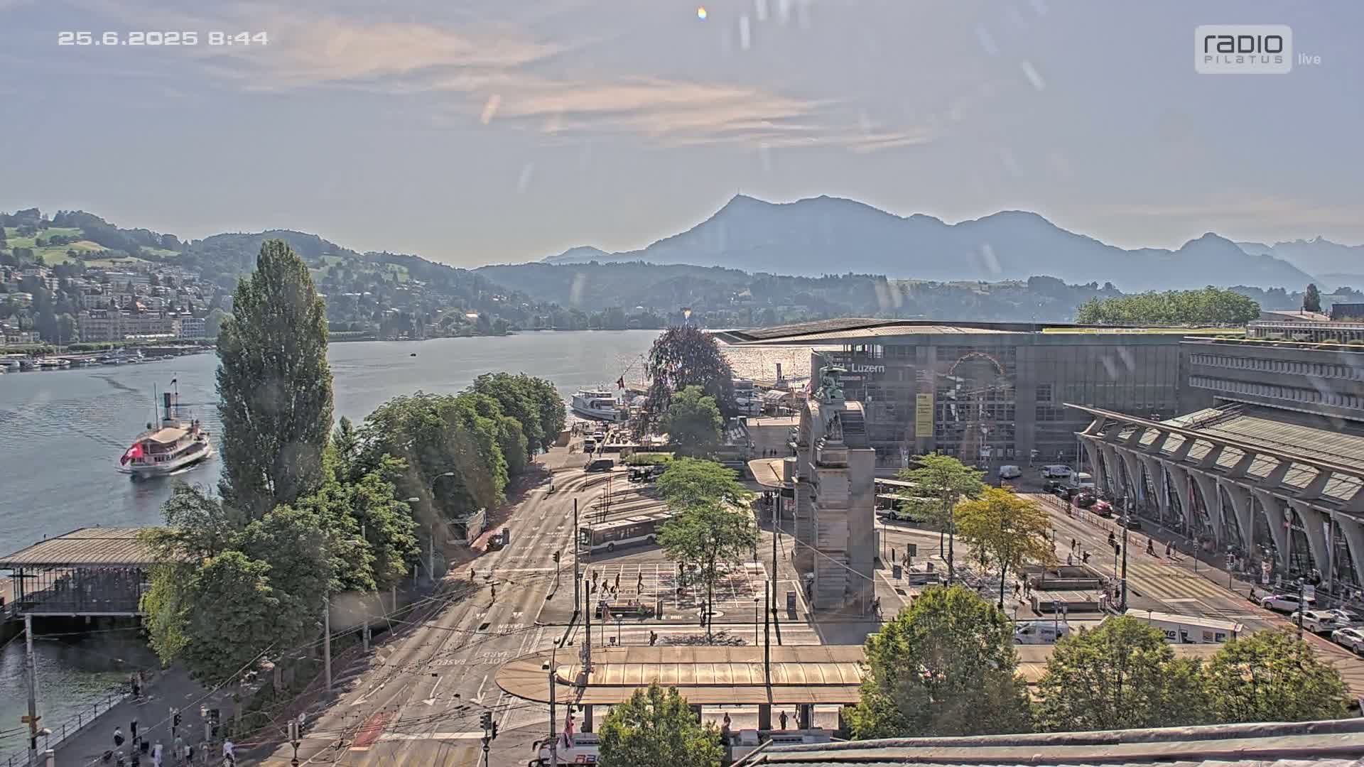 Luzern,  Lucerne Skyline Live Cam - Luzern, Lucerne-ville, Lucerne, Switzerland