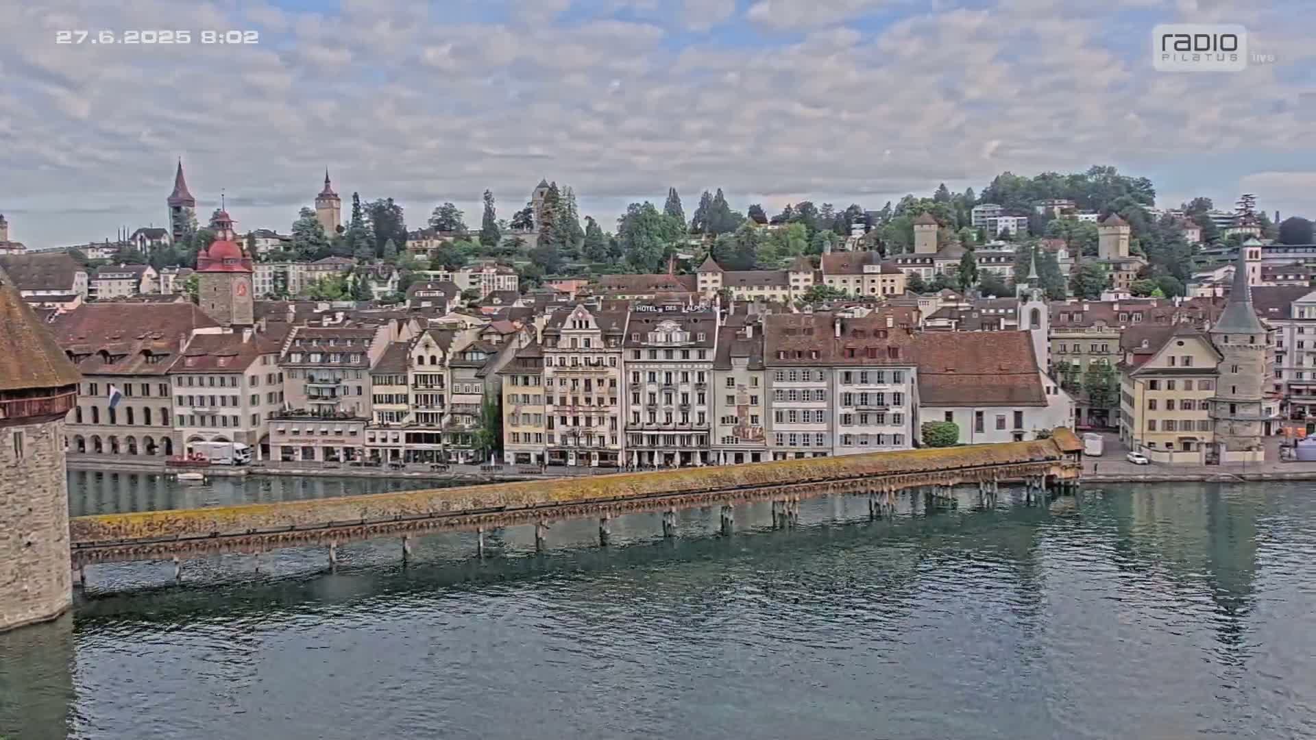 Luzern,  Lucerne Skyline Live Cam - Luzern, Lucerne-ville, Lucerne, Switzerland