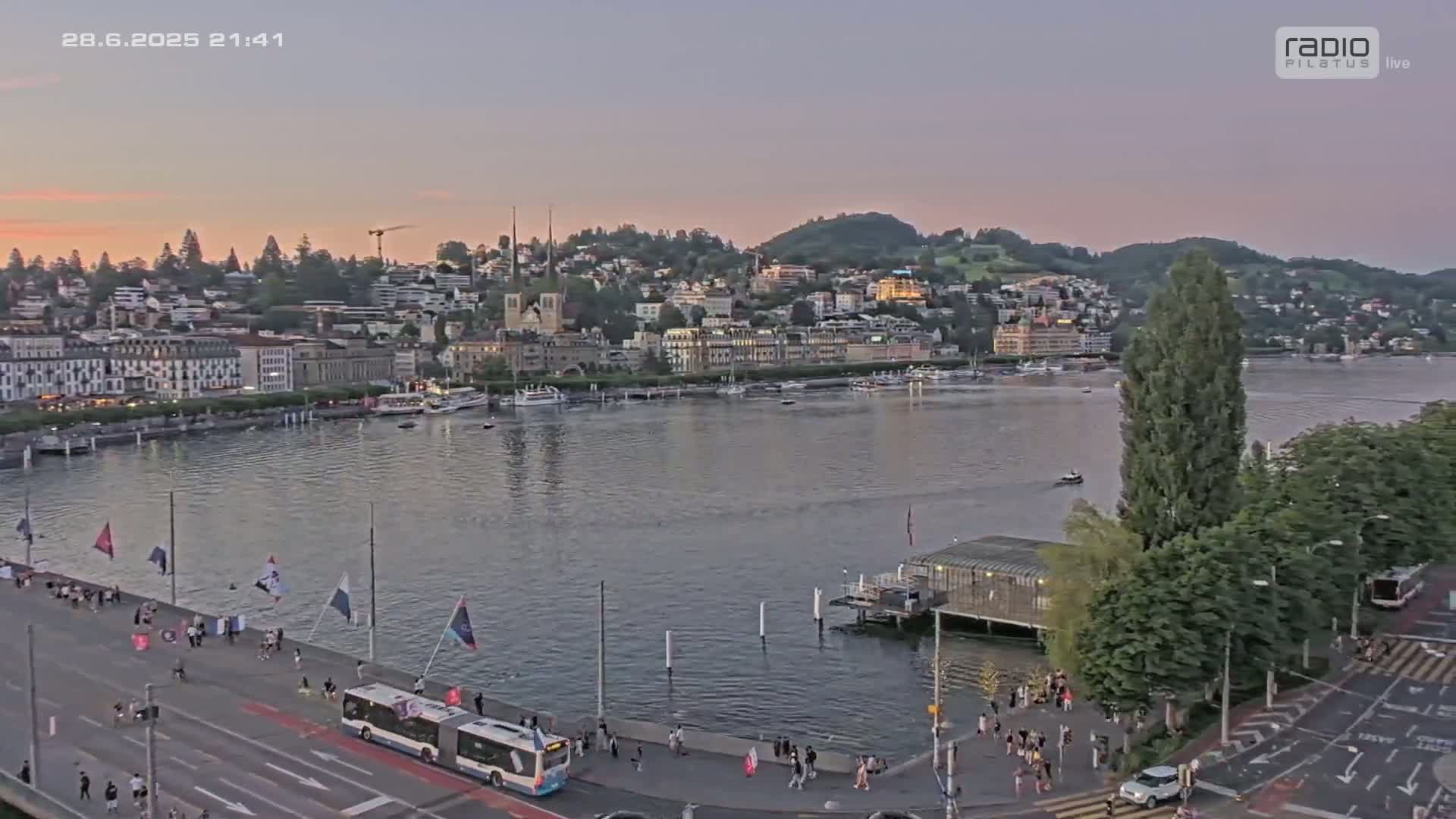 Luzern,  Lucerne Skyline Live Cam - Luzern, Lucerne-ville, Lucerne, Switzerland