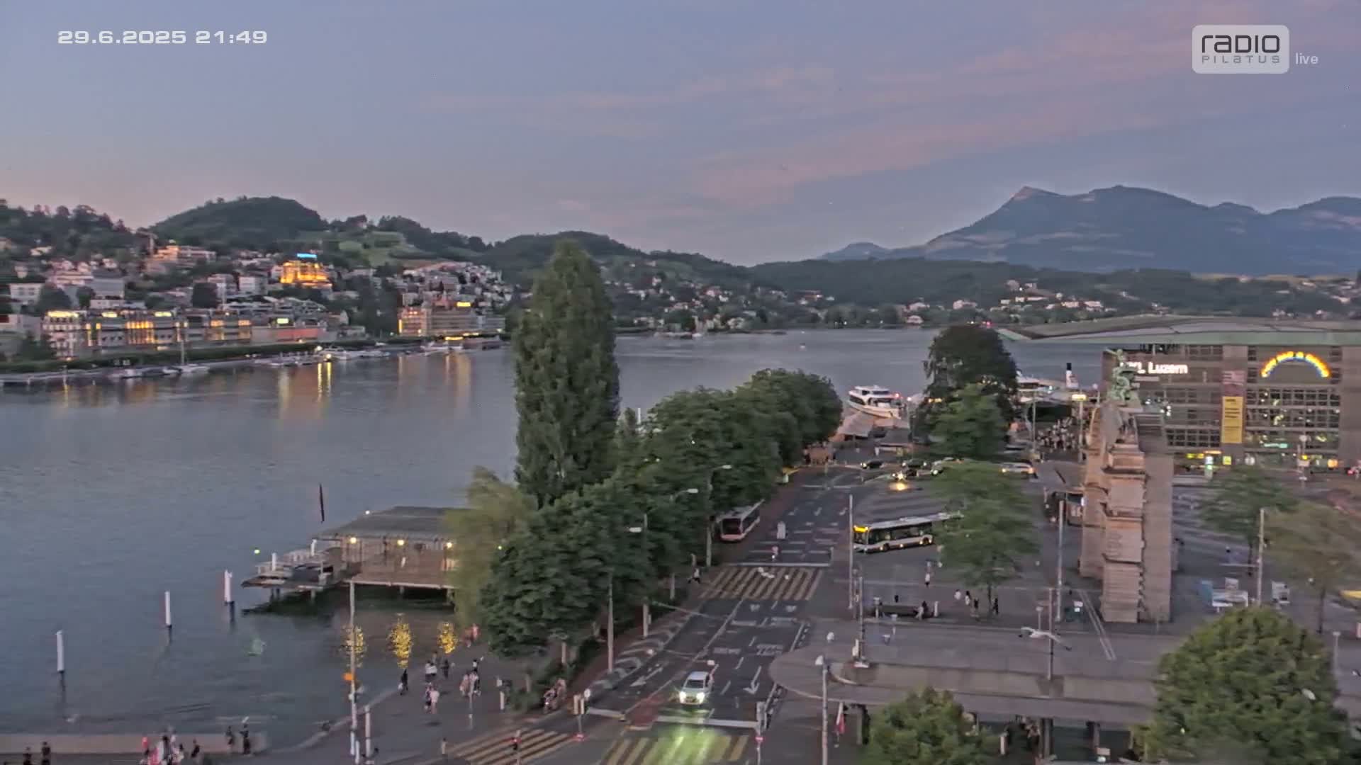 Luzern,  Lucerne Skyline Live Cam - Luzern, Lucerne-ville, Lucerne, Switzerland