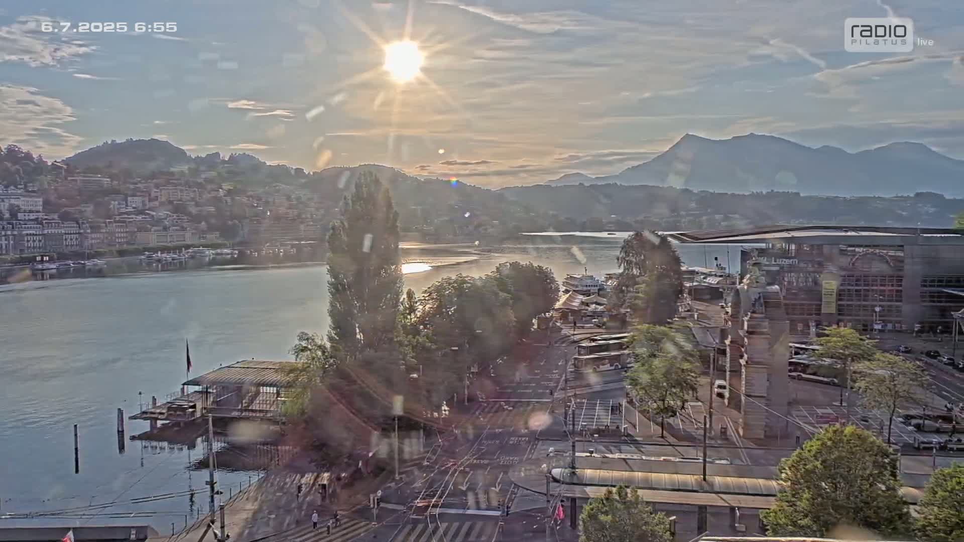 Luzern,  Lucerne Skyline Live Cam - Luzern, Lucerne-ville, Lucerne, Switzerland