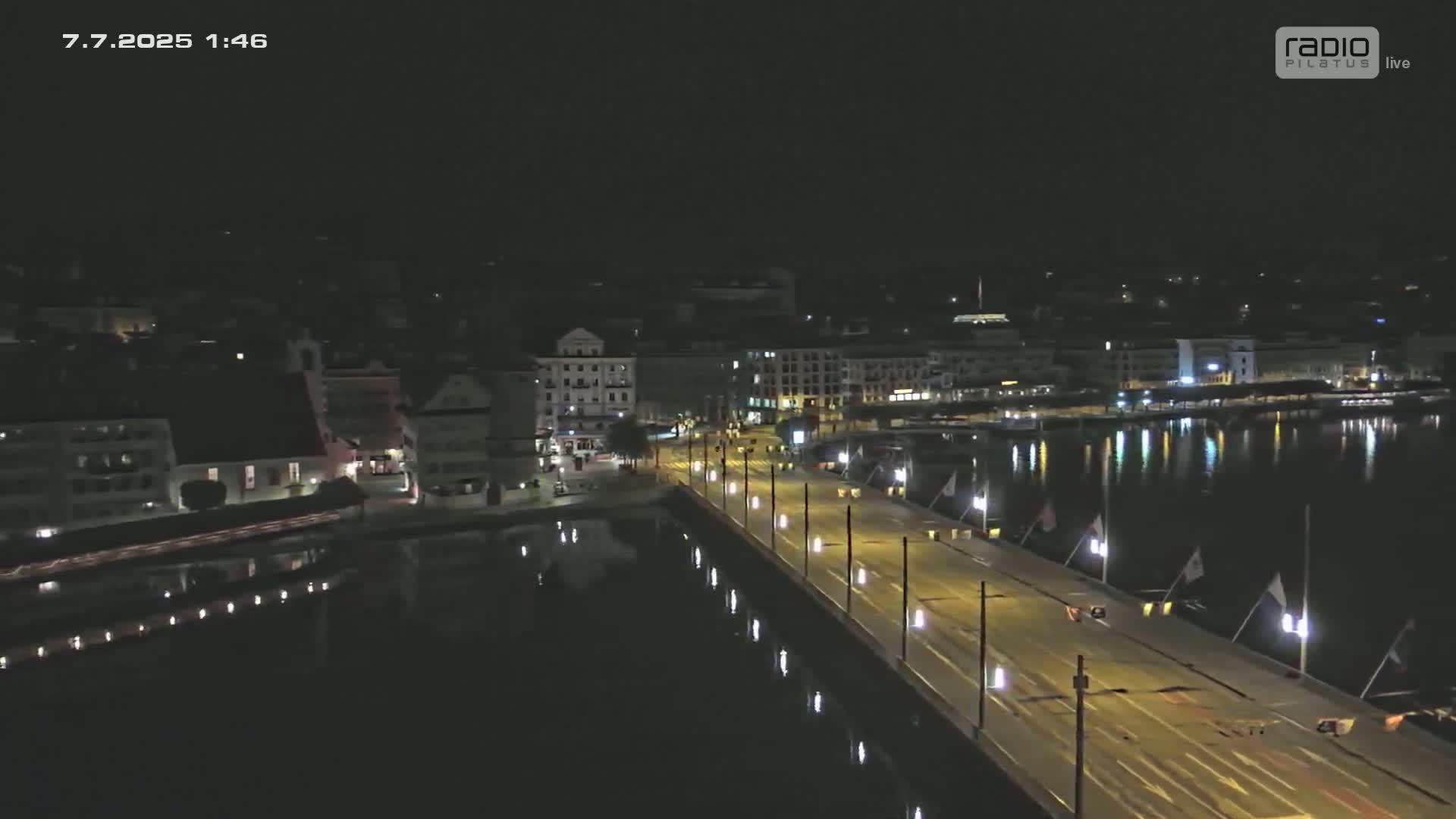 Luzern,  Lucerne Skyline Live Cam - Luzern, Lucerne-ville, Lucerne, Switzerland
