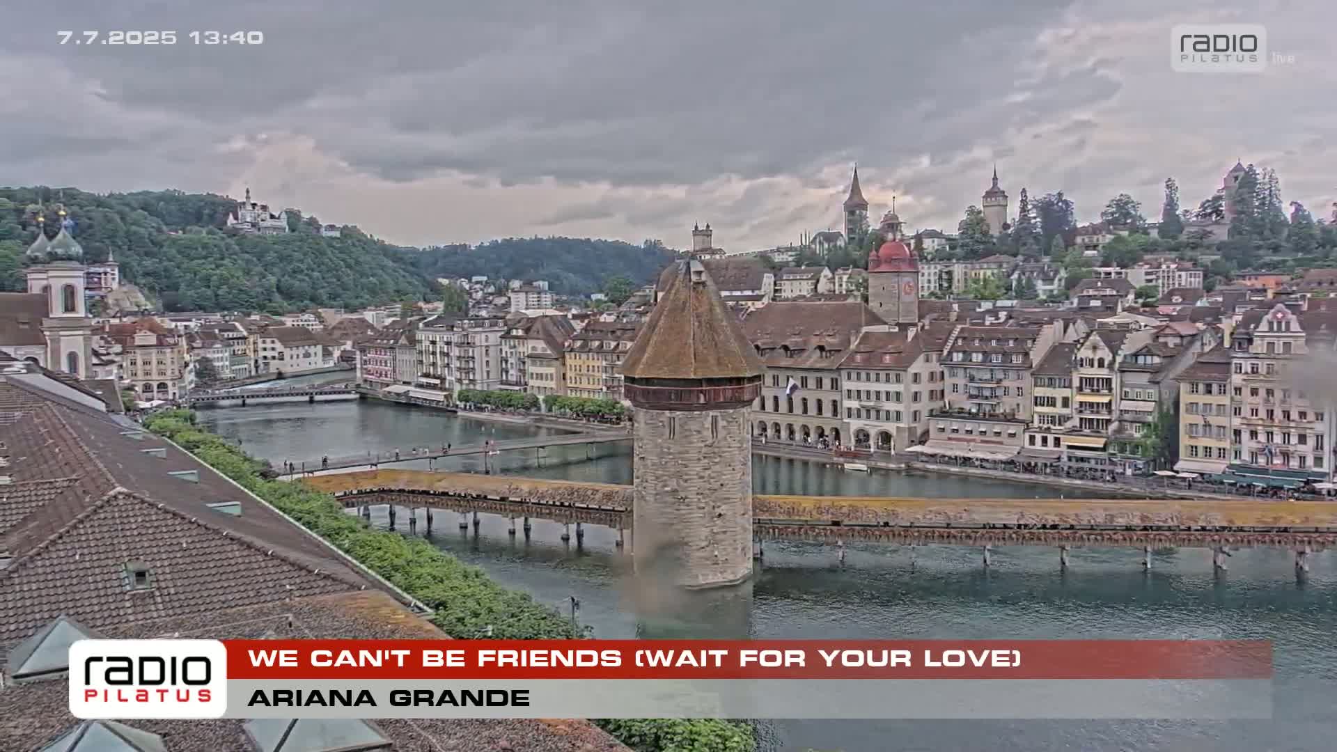 Luzern,  Lucerne Skyline Live Cam - Luzern, Lucerne-ville, Lucerne, Switzerland