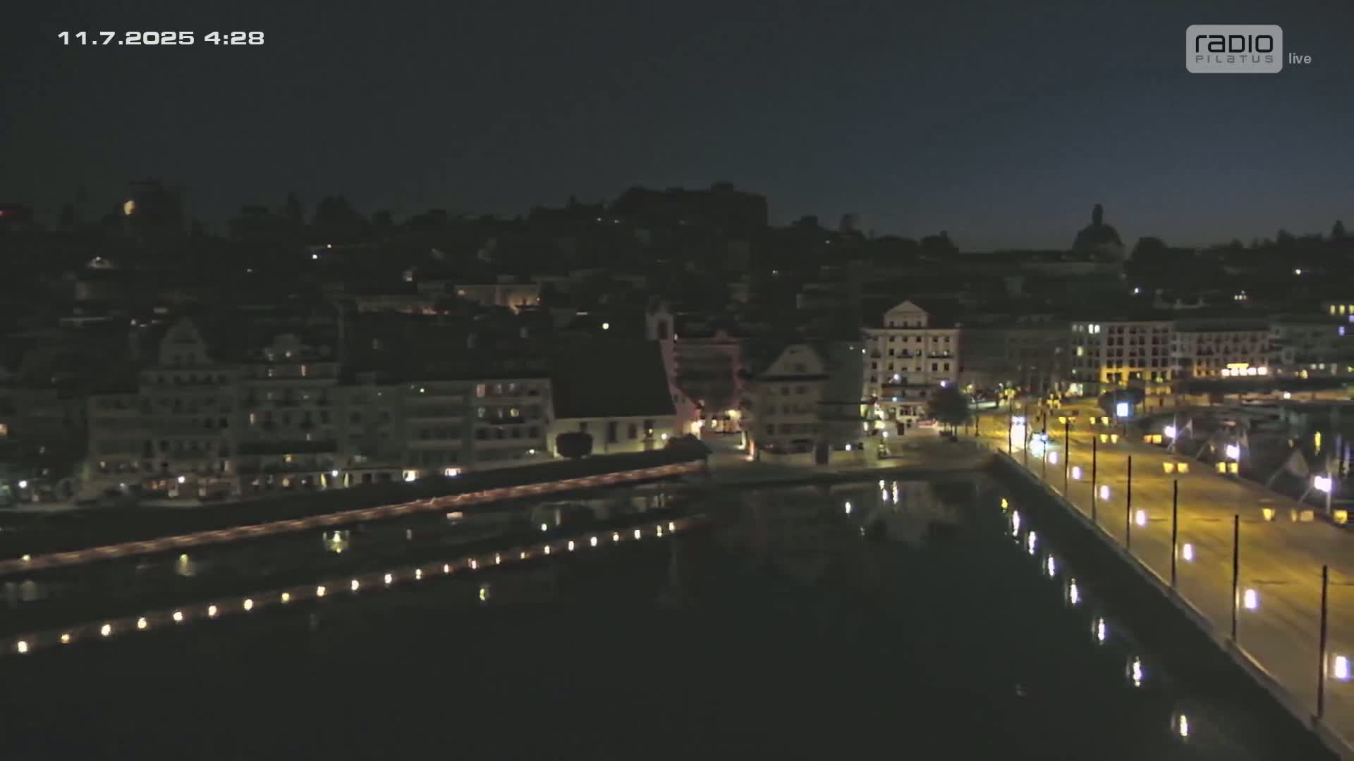 Luzern,  Lucerne Skyline Live Cam - Luzern, Lucerne-ville, Lucerne, Switzerland