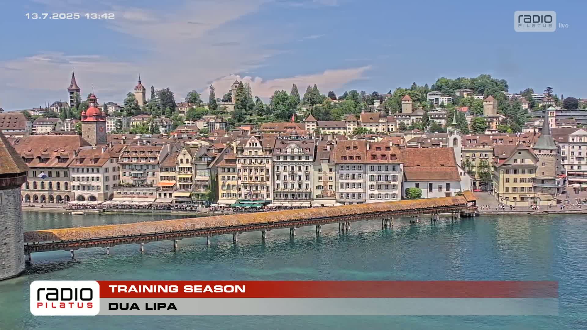 Luzern,  Lucerne Skyline Live Cam - Luzern, Lucerne-ville, Lucerne, Switzerland